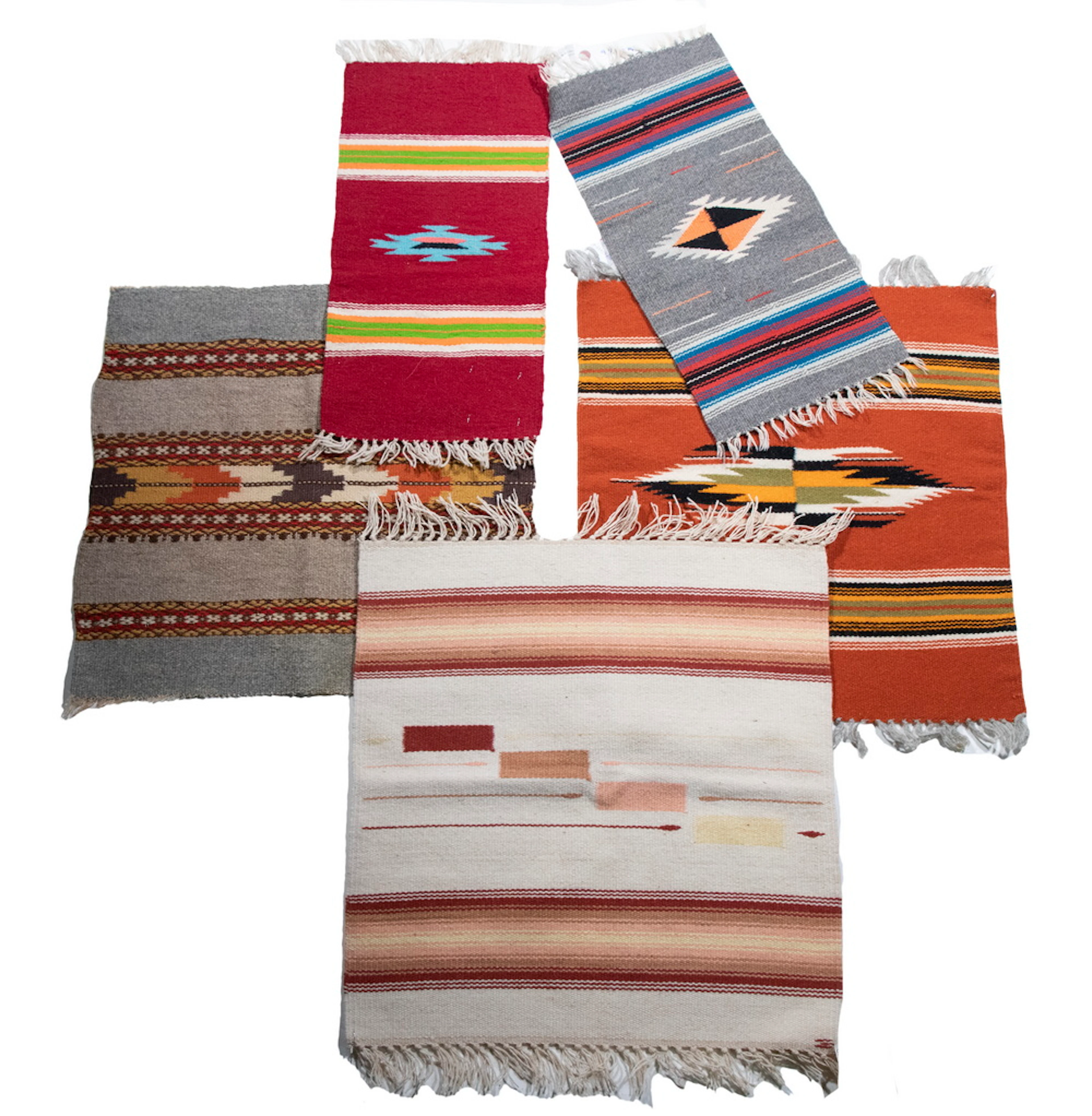 (5) NATIVE AMERICAN MATTS, VARIOUS