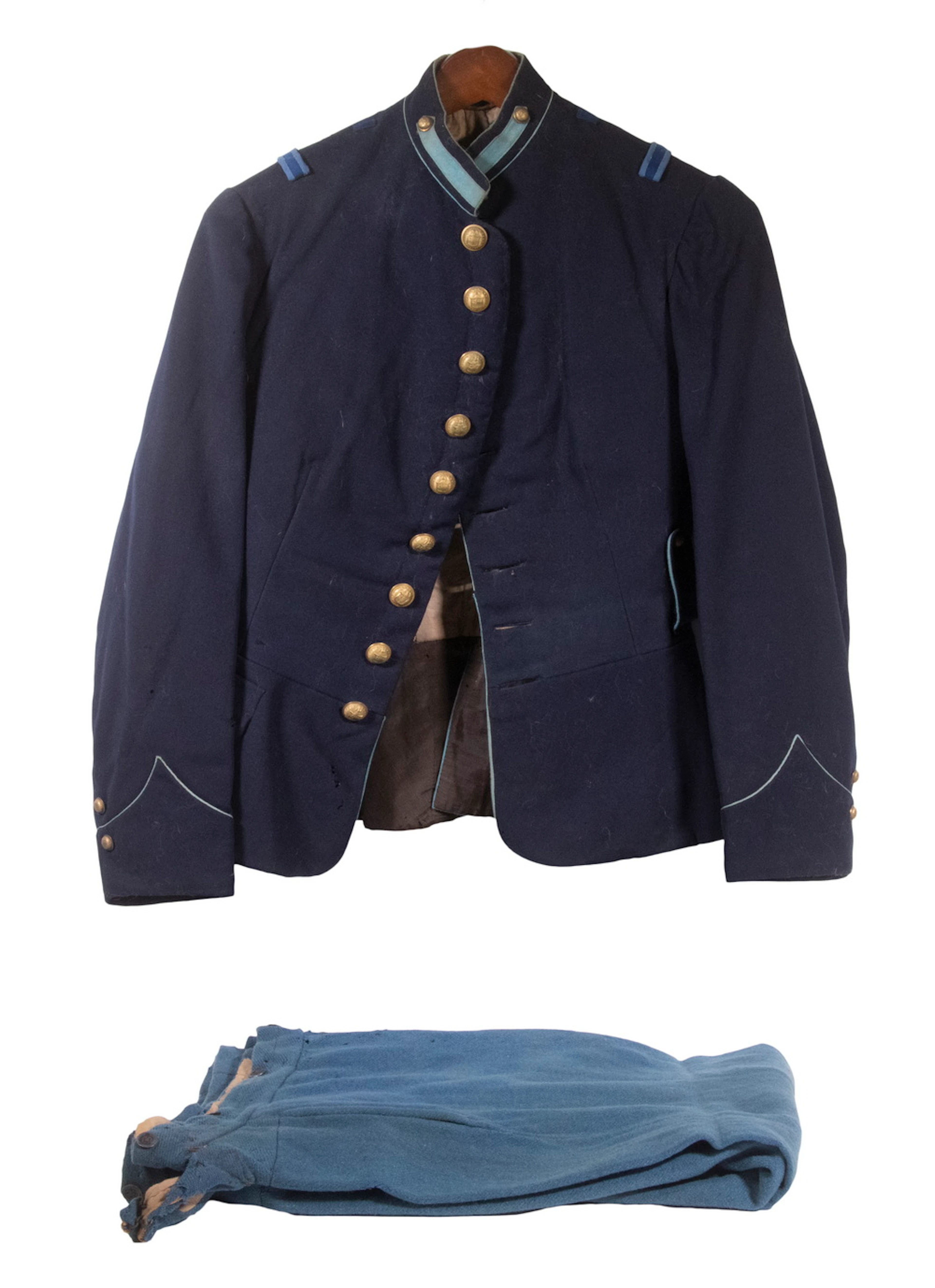 CIVIL WAR NY VOLUNTEERS' JACKET & TROUSERS, 22ND INFANTRY REGIMENT