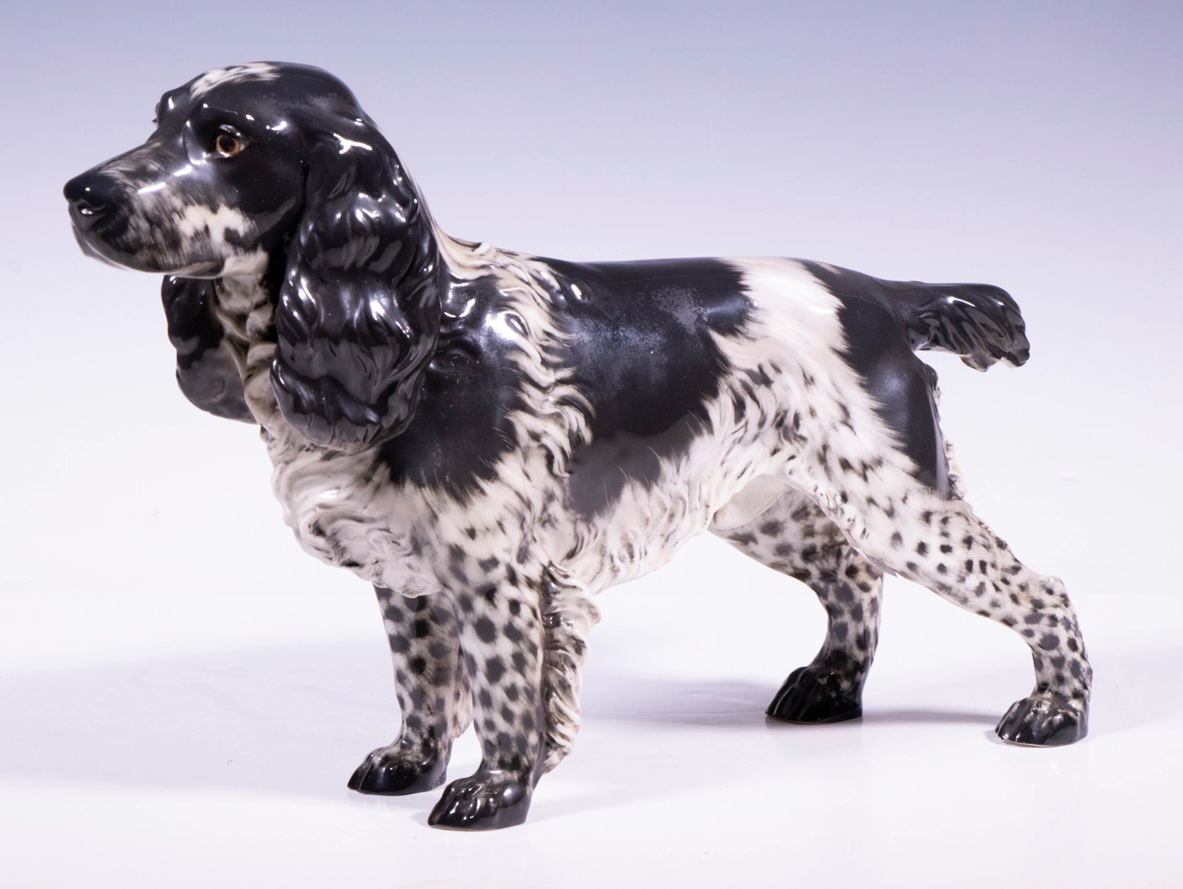 NYMPHENBURG SPRINGER SPANIEL FIGURINE