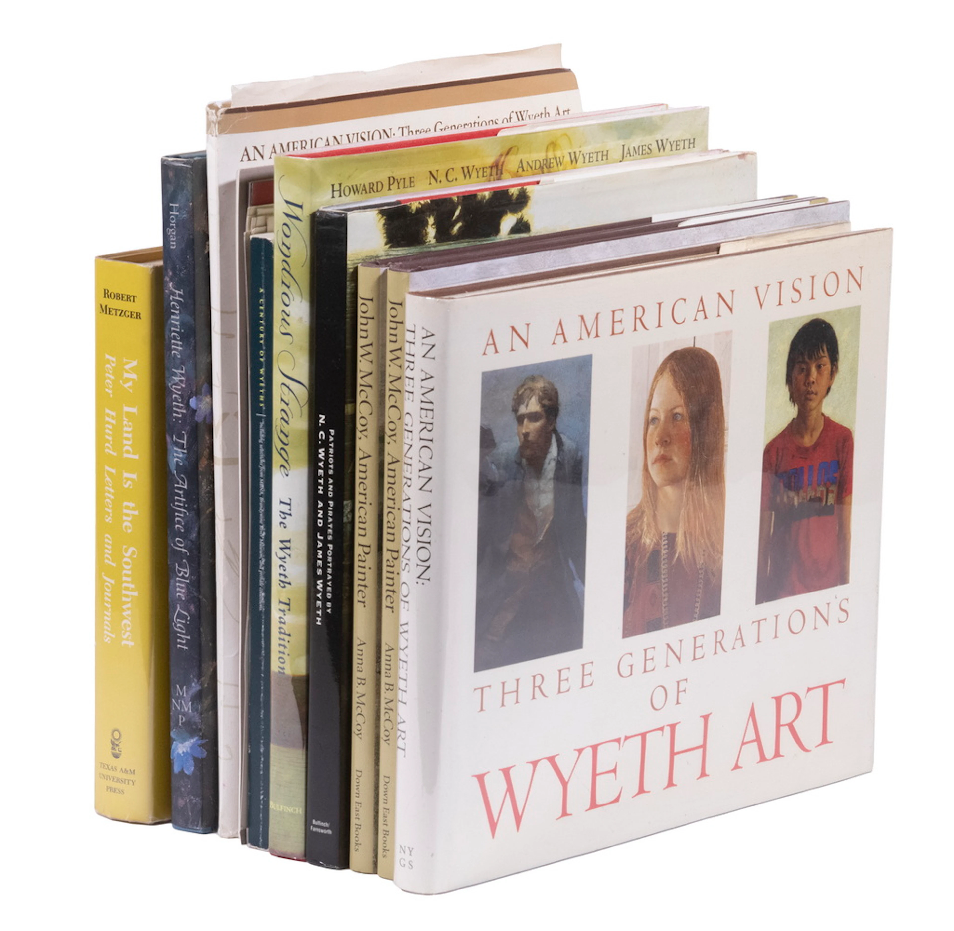 (14) BOOKS & SOME CATALOGS ABOUT THE WYETH FAMILY