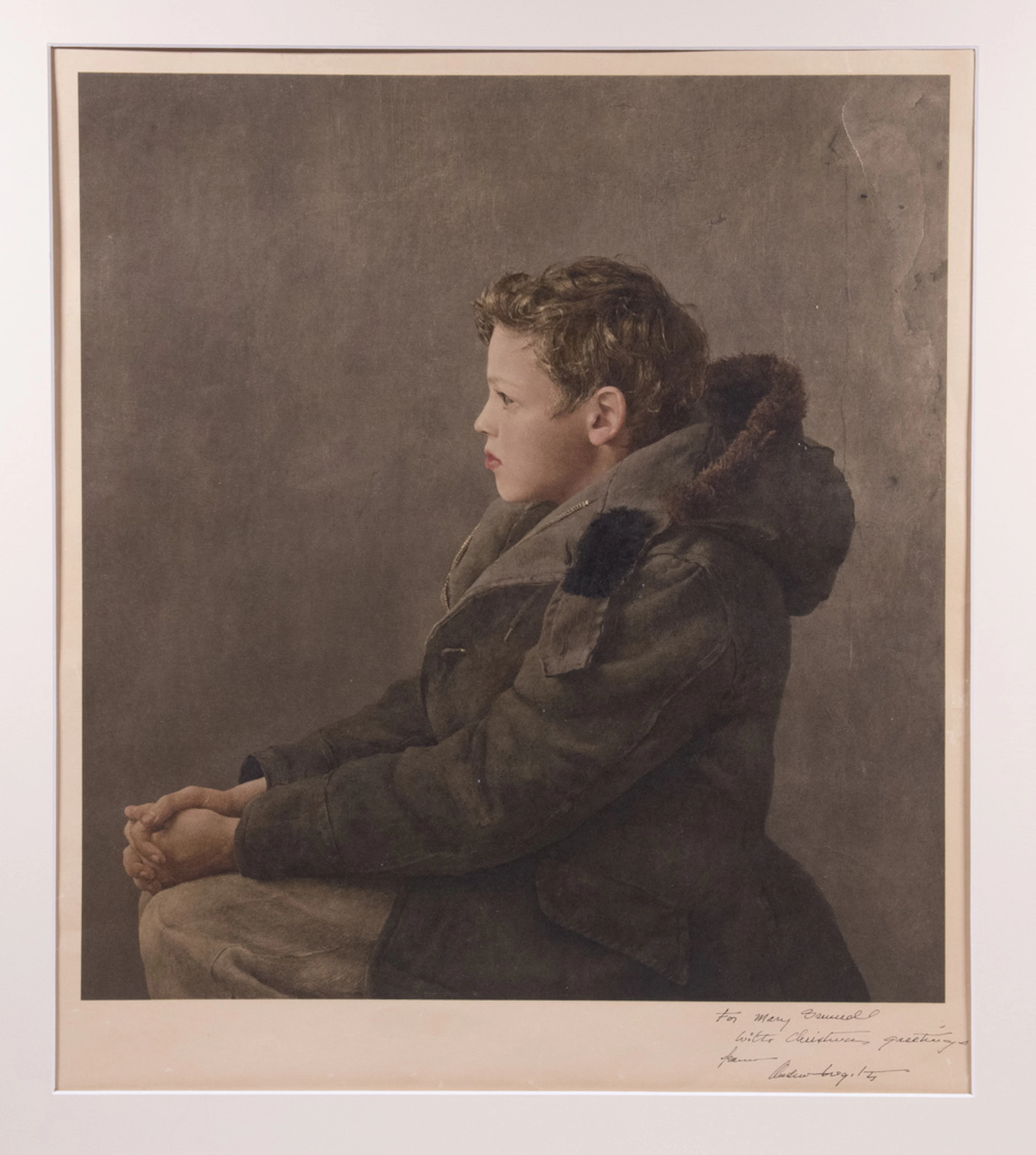 ANDREW NEWELL WYETH (PA/ME, 1917-2009) SIGNED PRINT