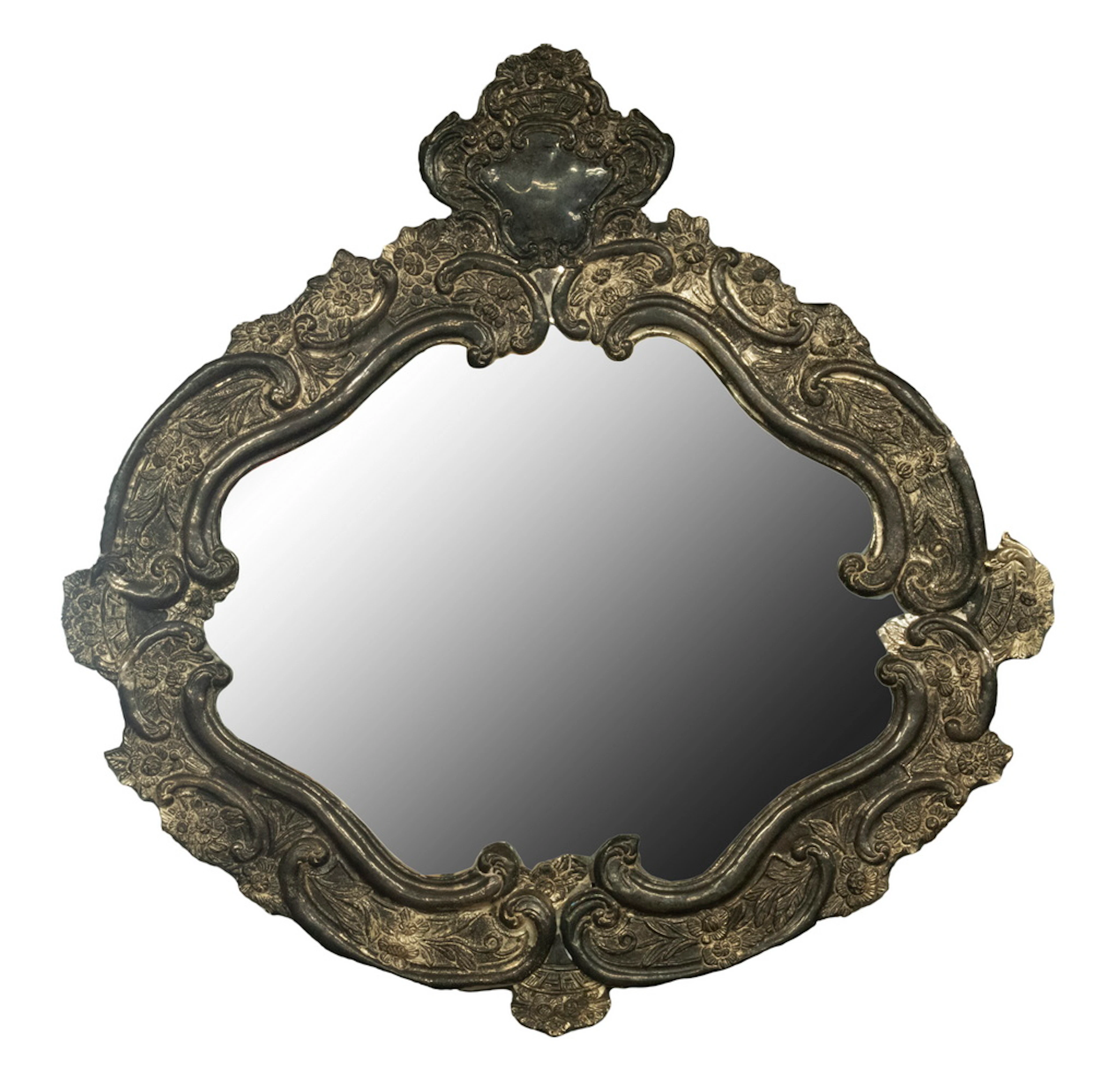 SPANISH COLONIAL SILVER MIRROR