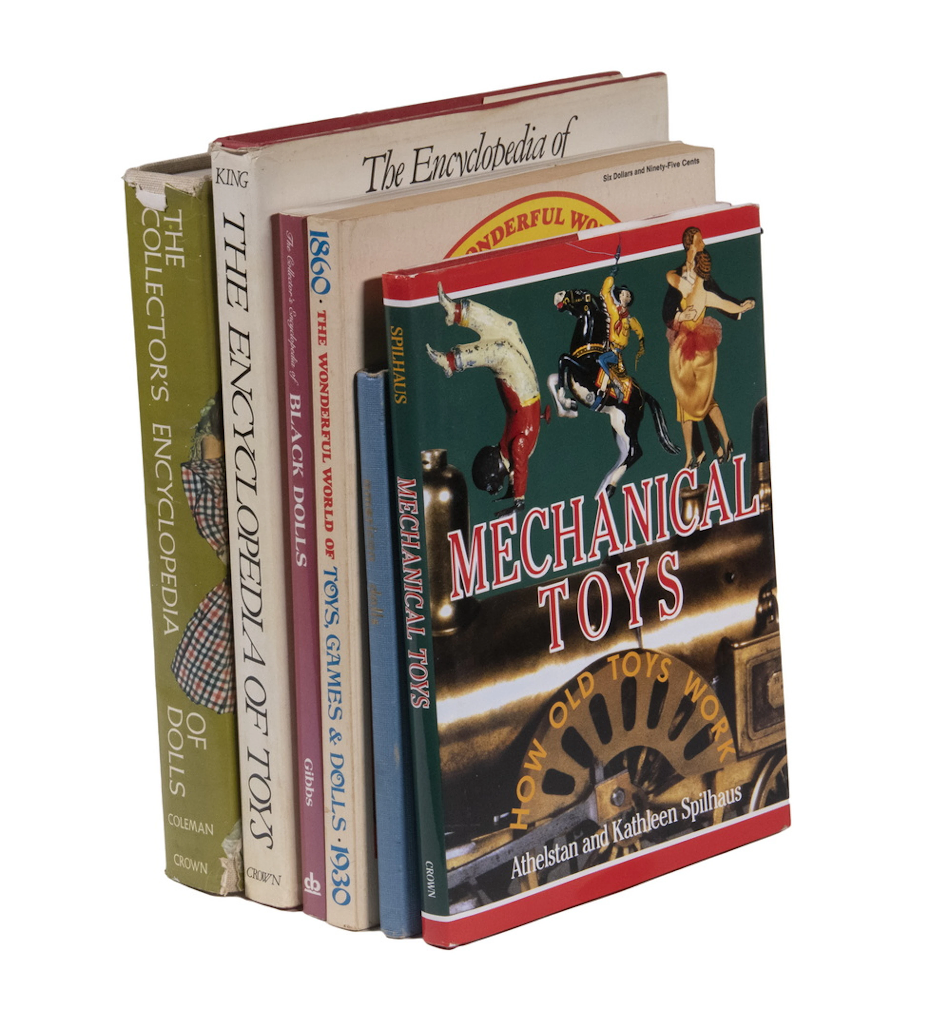 (6) BOOKS ON DOLLS AND TOYS