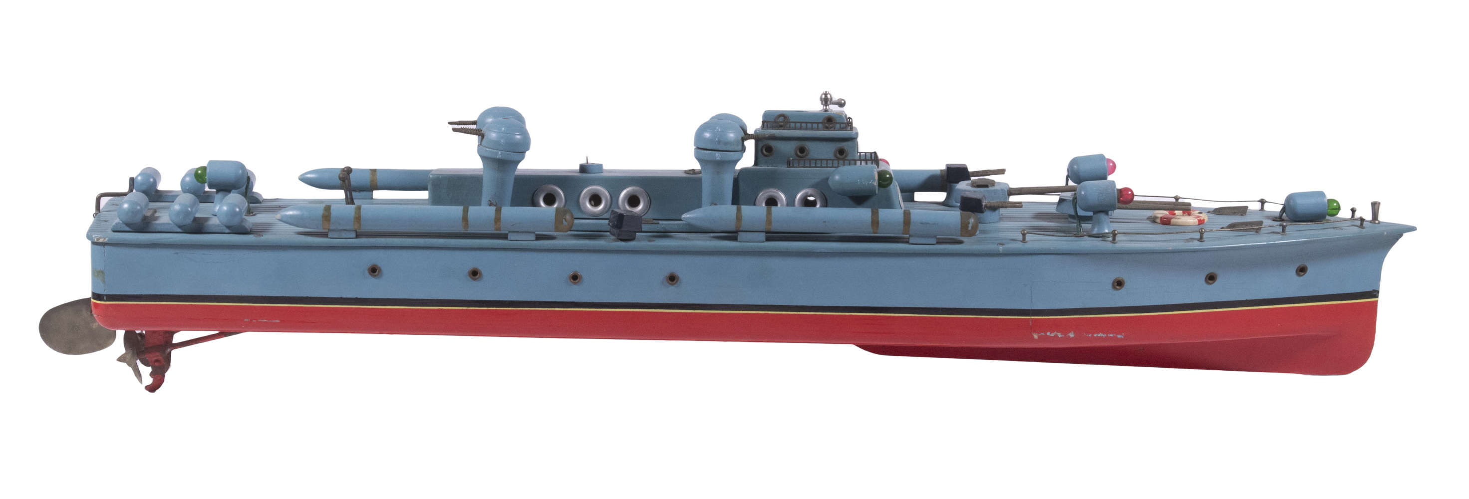 1960'S JAPANESE TORPEDO BOAT MODEL TOY
