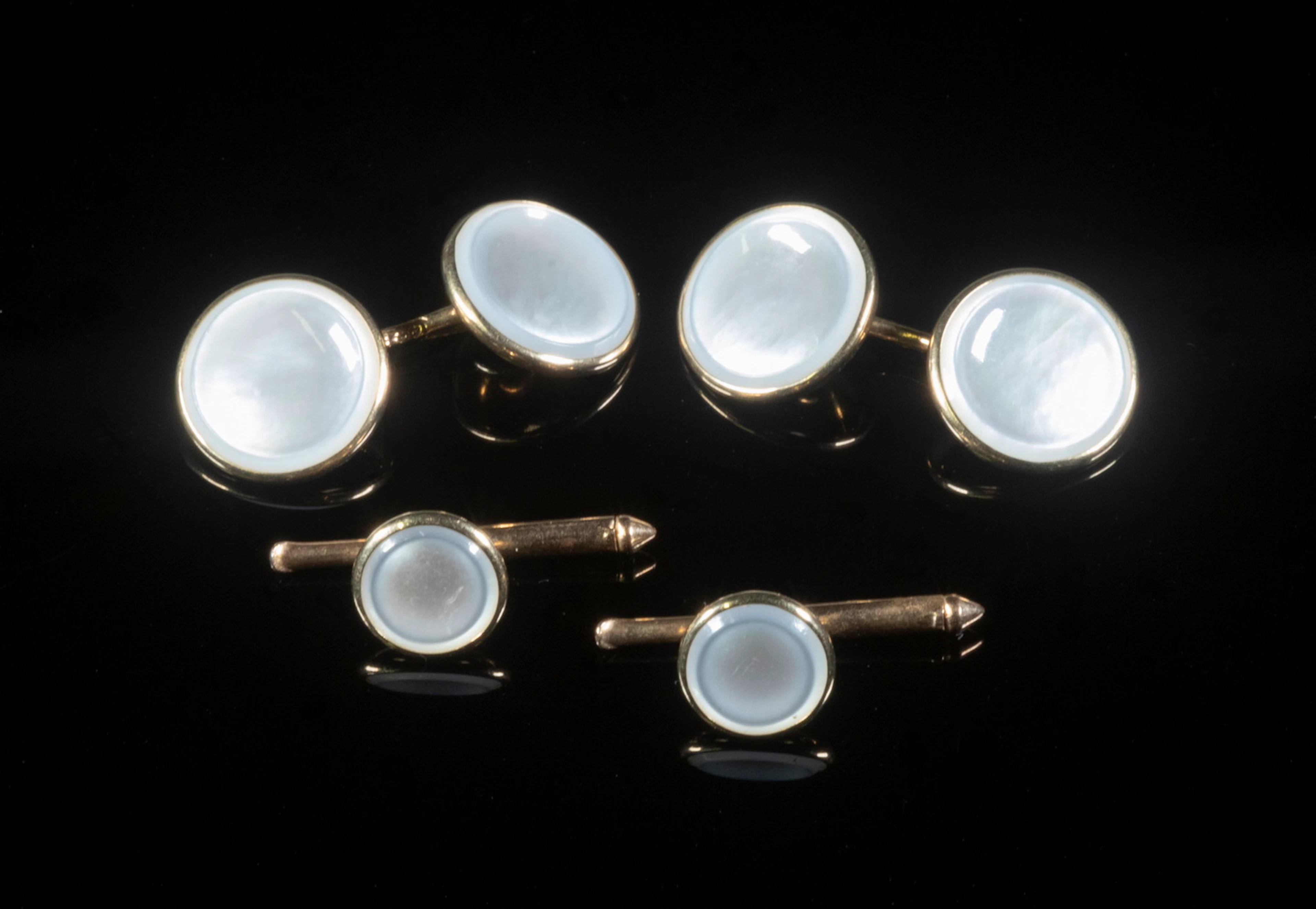 GENT'S CUFFLINKS & SHIRT STUDS SET