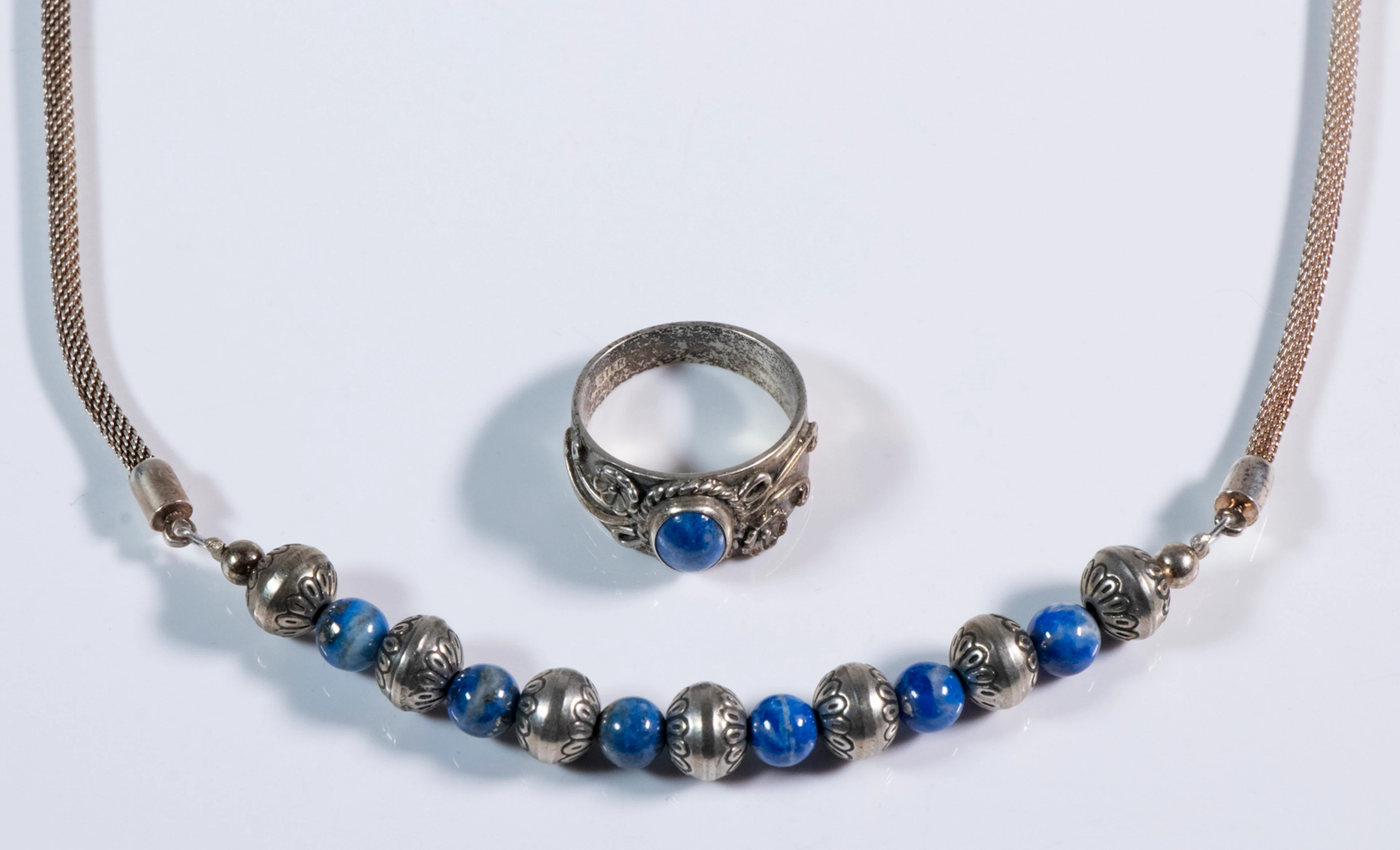 STERLING & SODALITE JEWELRY SUITE