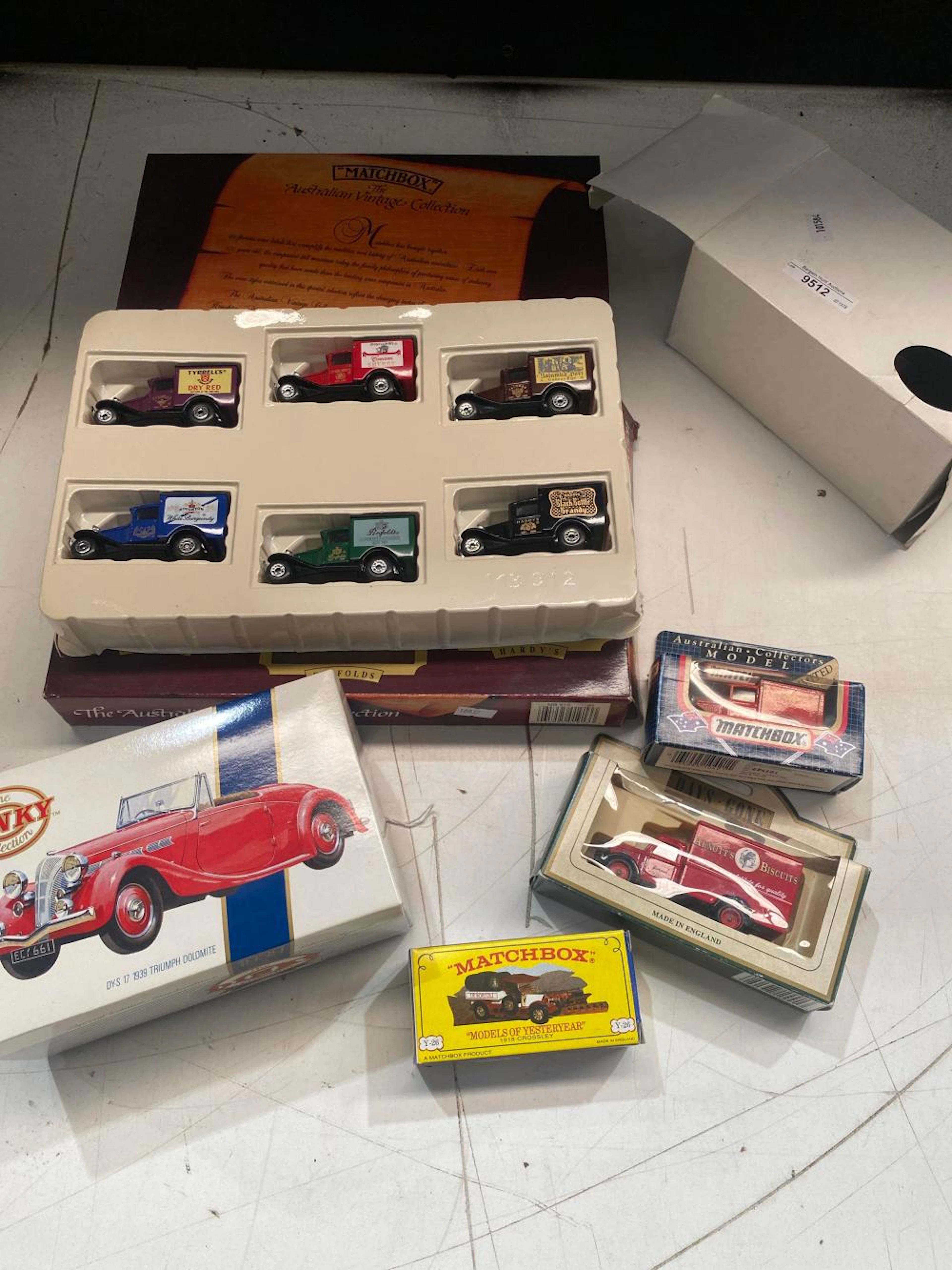 Various die cast metal toy cars incl