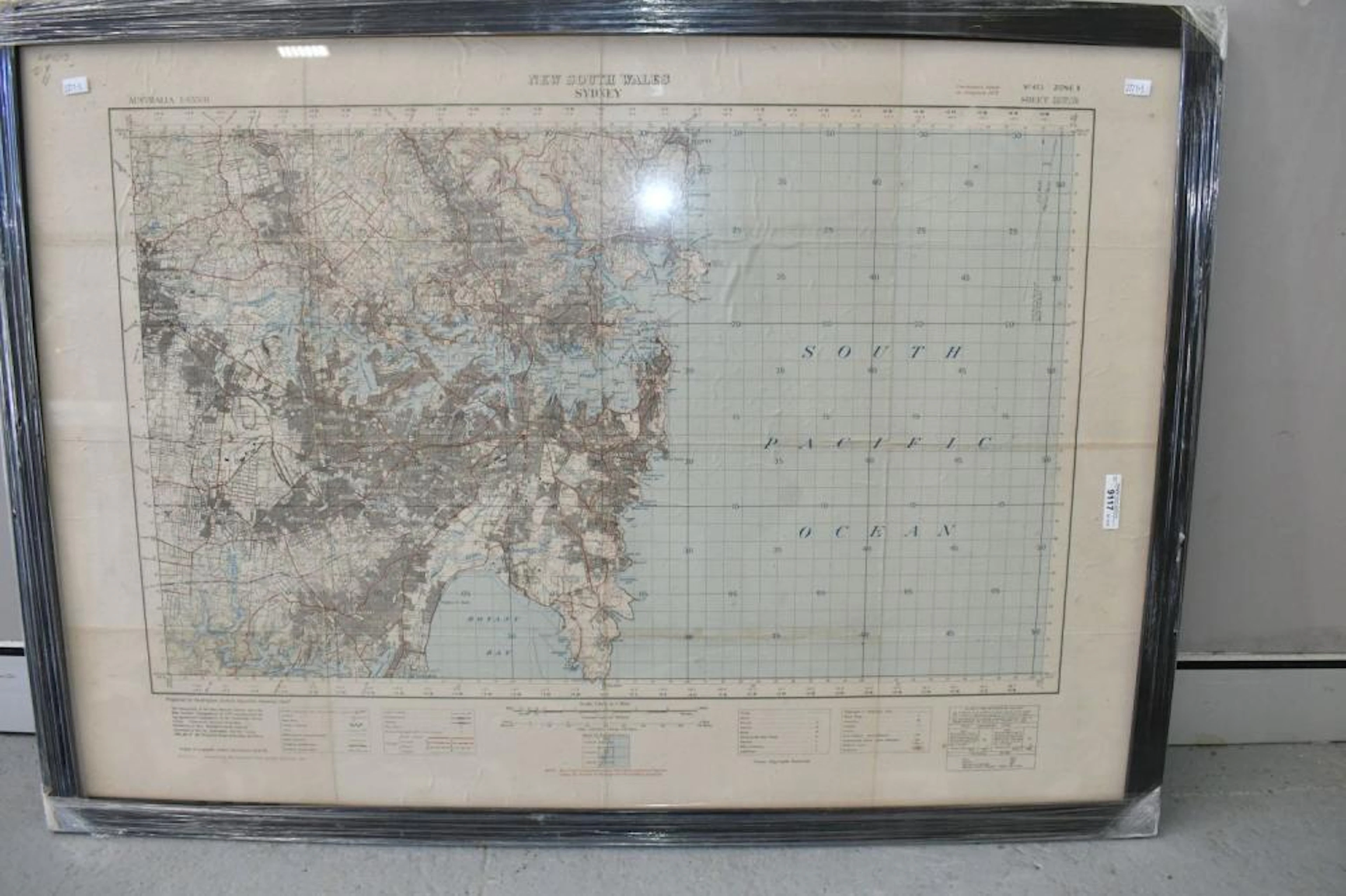 Vintage Sydney NSW Topographical Map - prepared by...