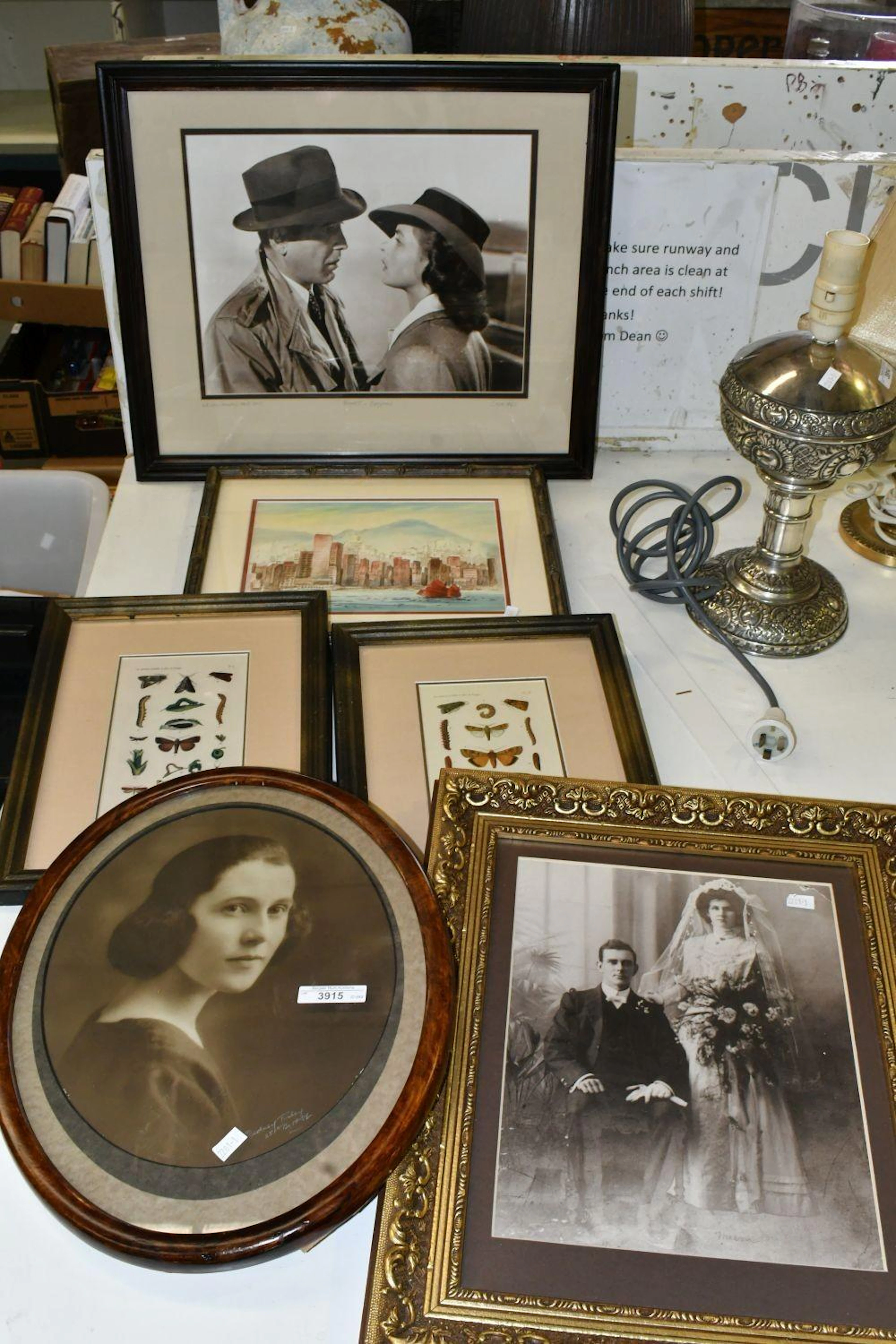 Collection of 6 assorted framed items