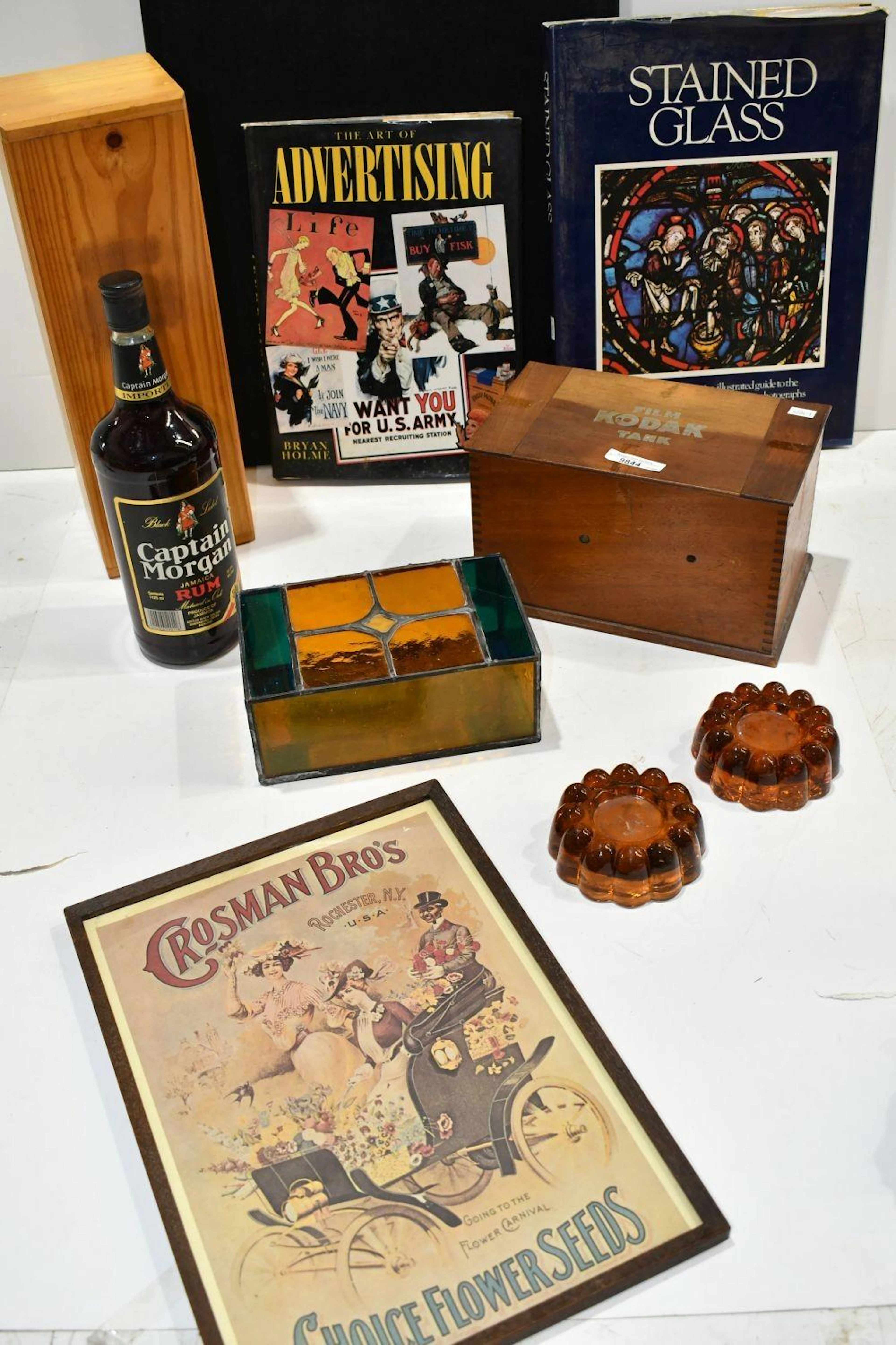 Collection items - bottle of Captain Morgan Jamaica Rum black label