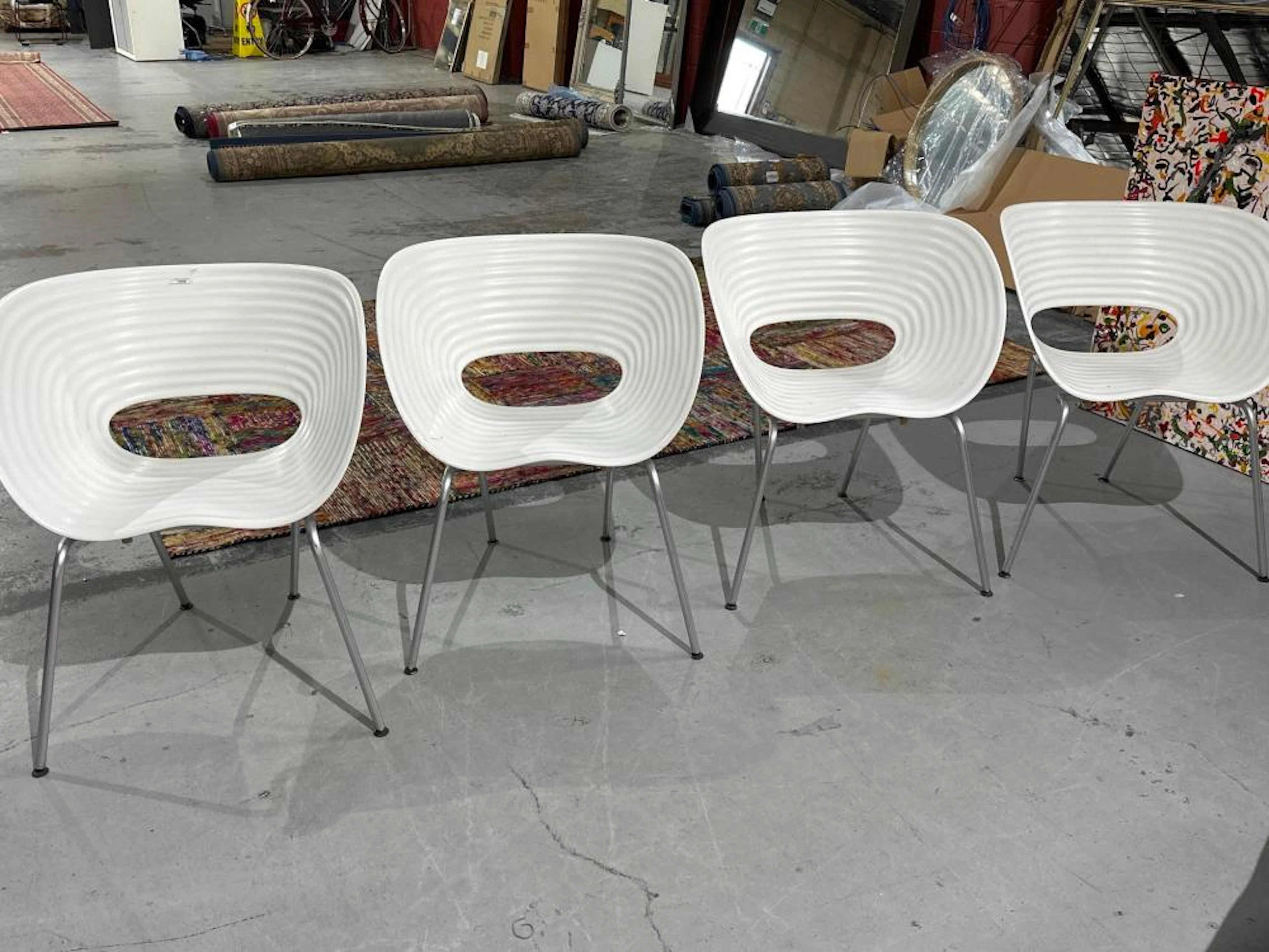 Set of 4 "Tom Vac" Chairs - designed by Ron Arad for Vitra