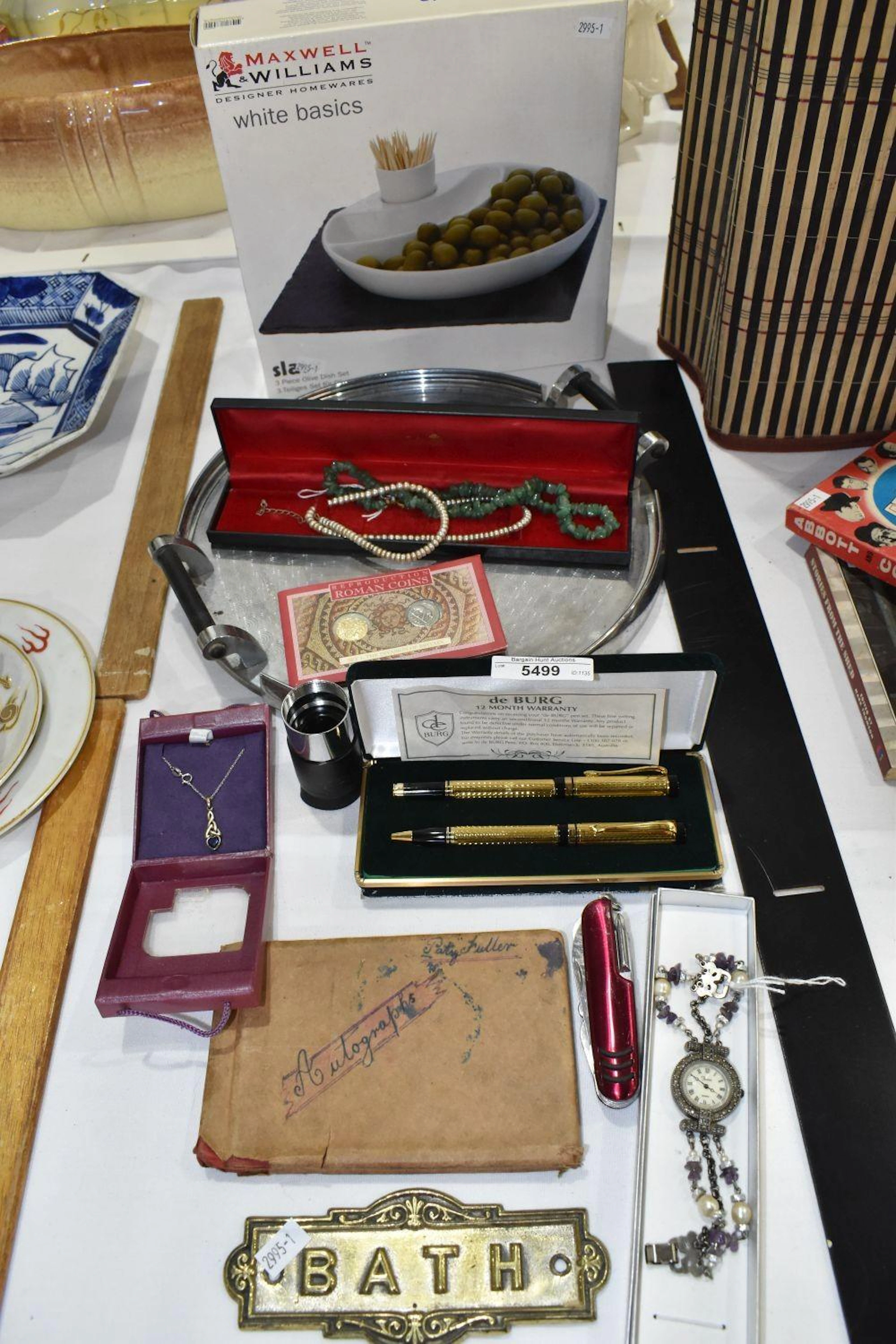 Assorted Items - vintage autograph book