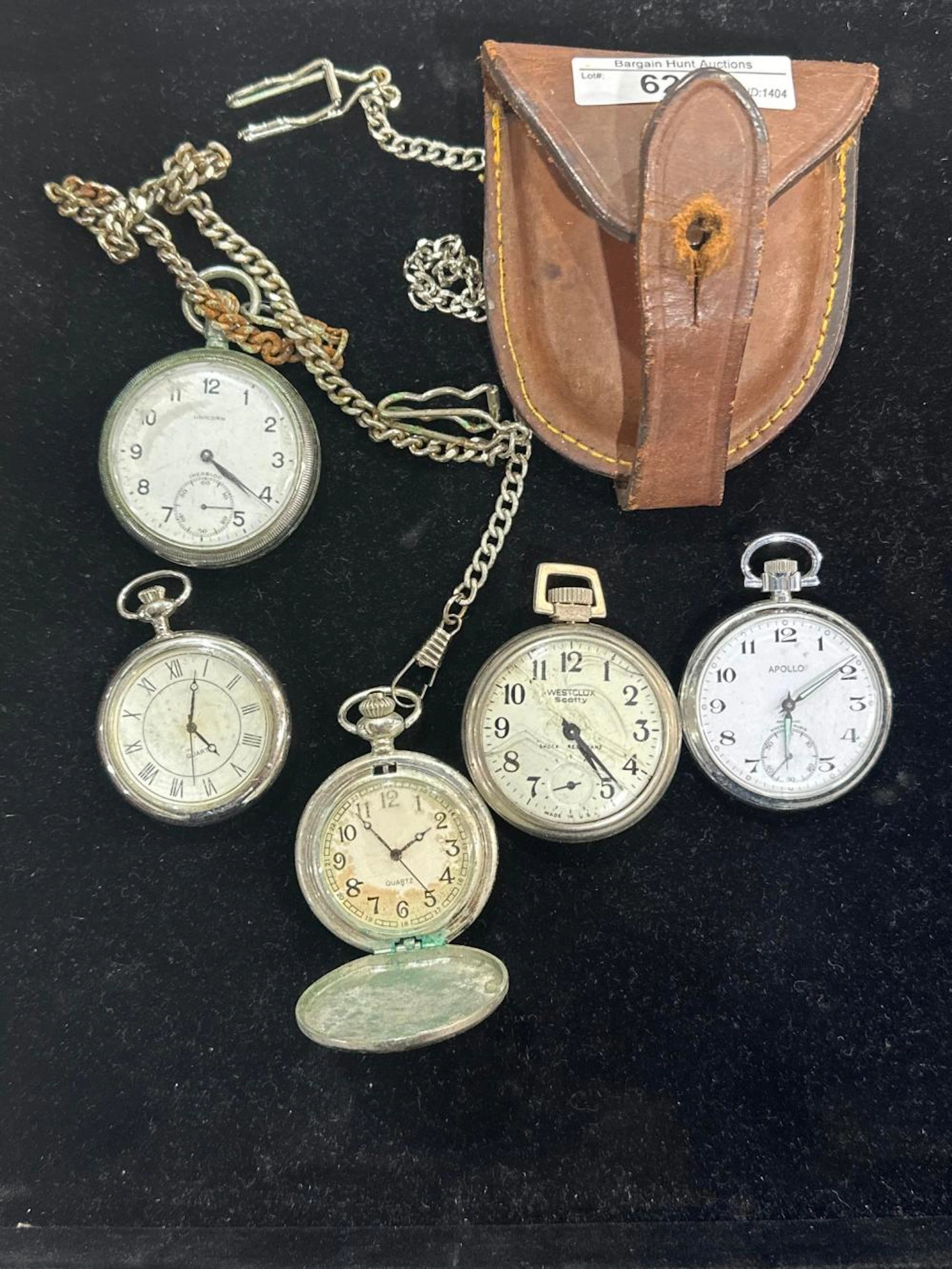 5 x Assorted Vintage Pocket Watches Inc
