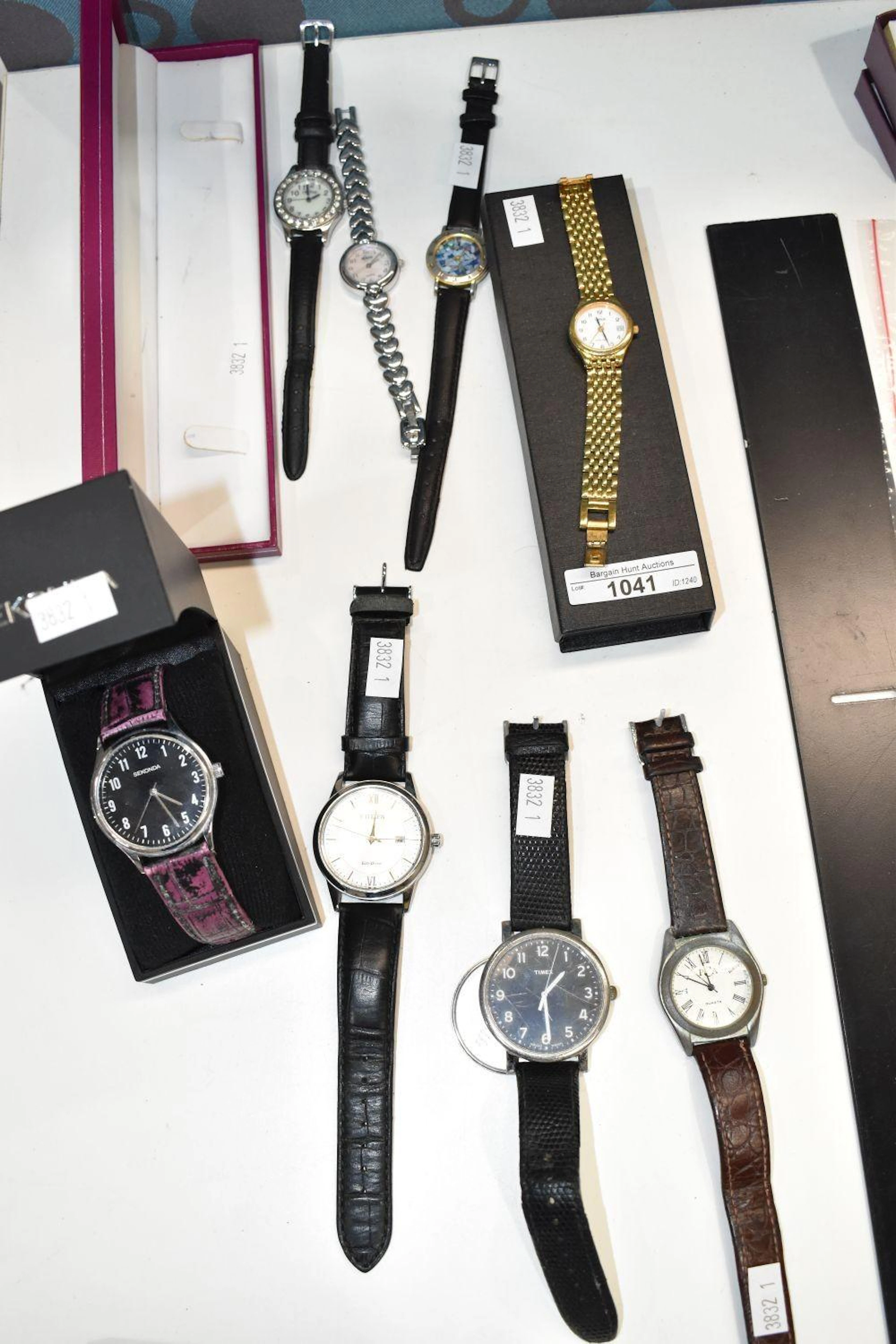 4 Ladies and 4 Gents Wrist Watches - ladies including Lorus, Cactus, Eclipse.