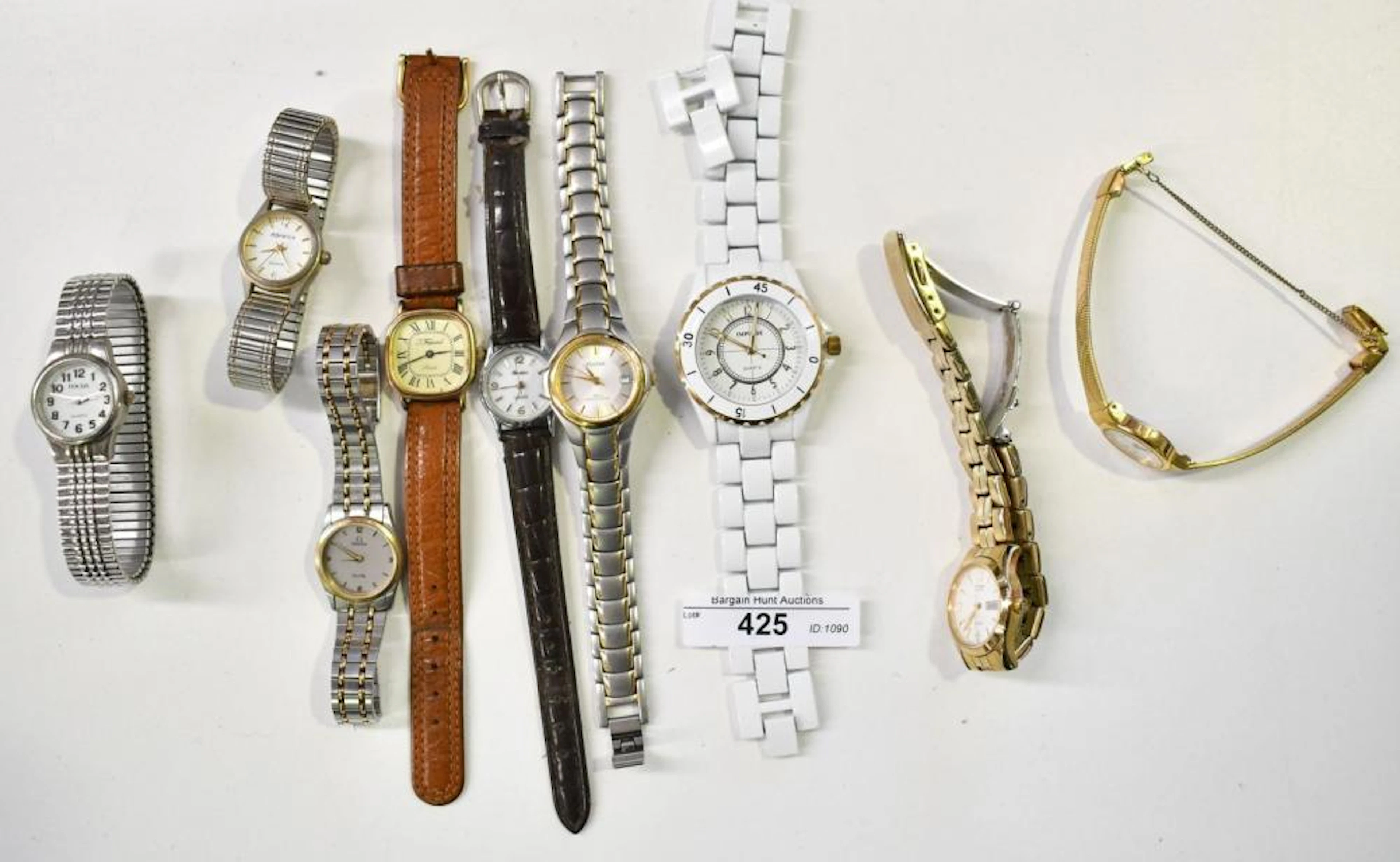 9 Various ladies wrist watches