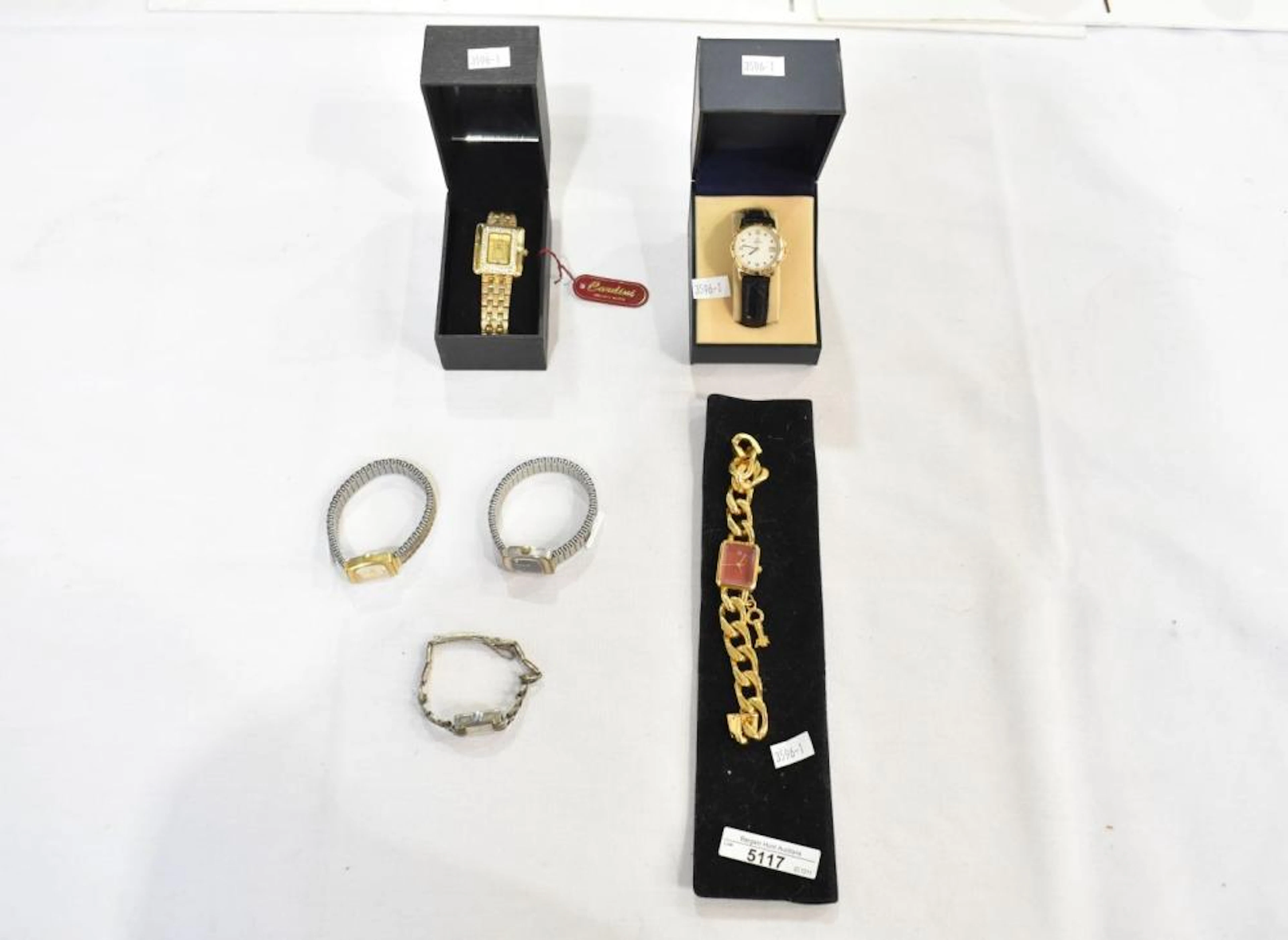 6 Various Ladies Wrist Watches Including - vintage Venus marcasite