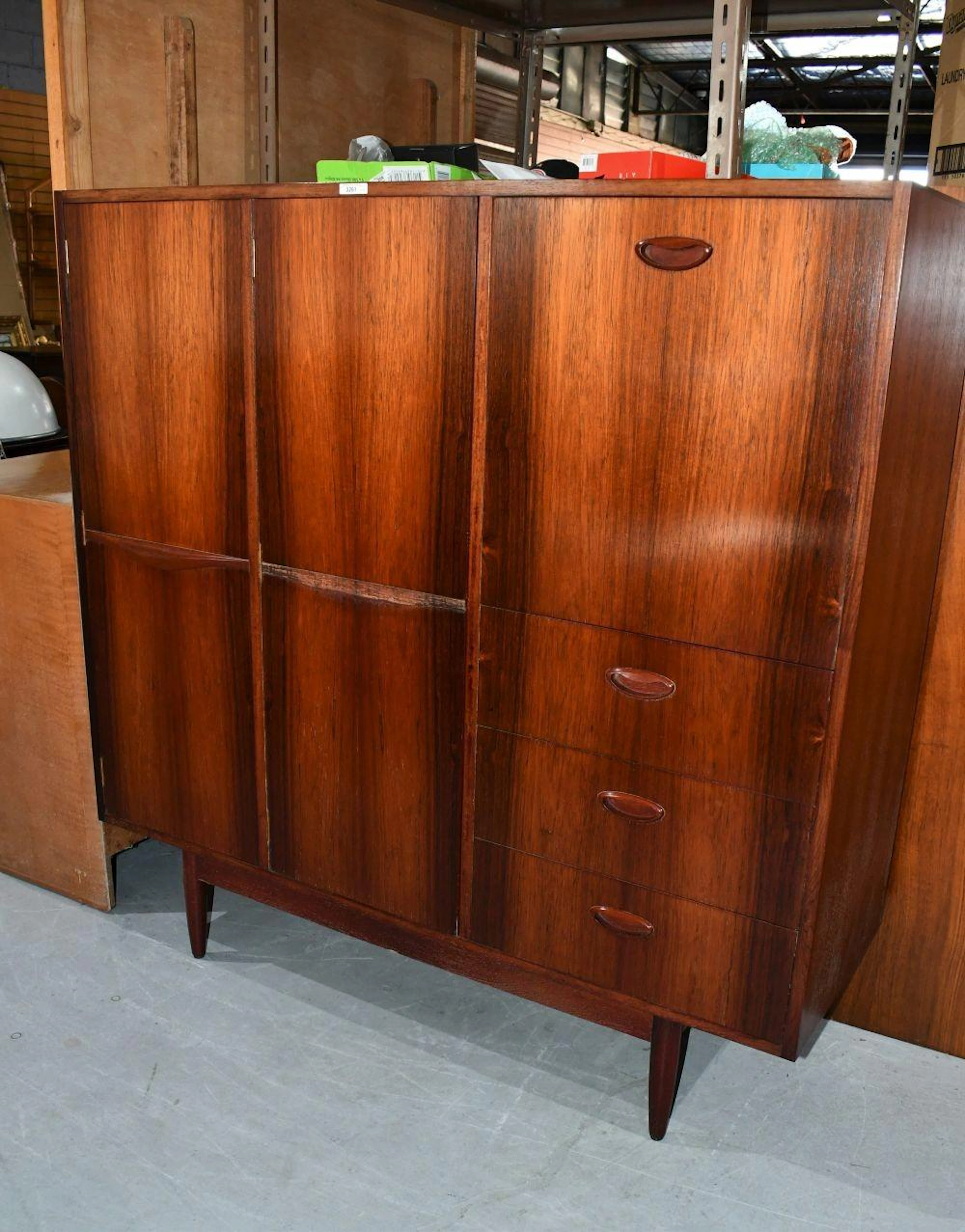 Chiswell Palisander Rosewood Buffet - with 2 full length...