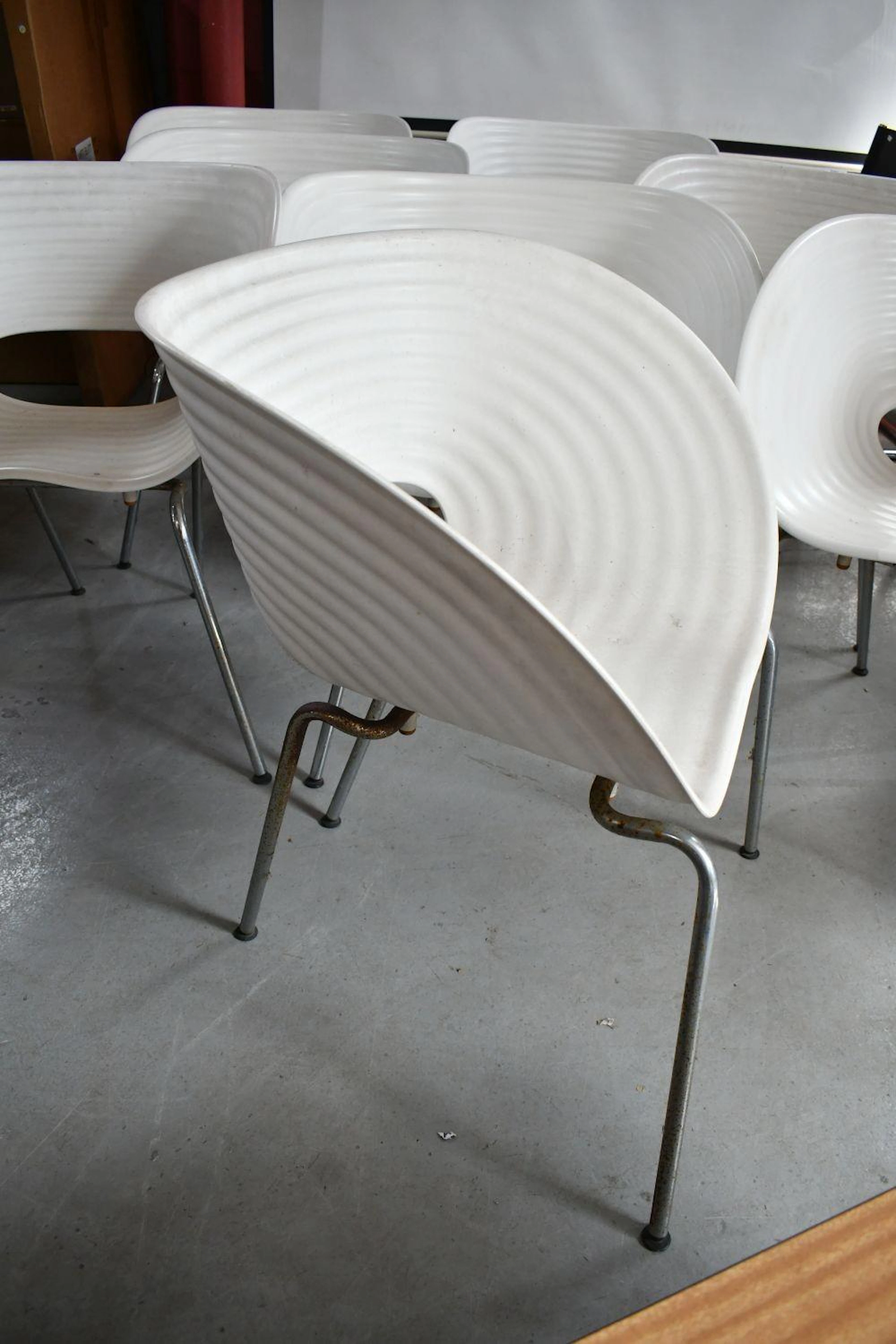 Set of 8 "Tom Vac" Chairs - designed by Ron Arad for Vitra