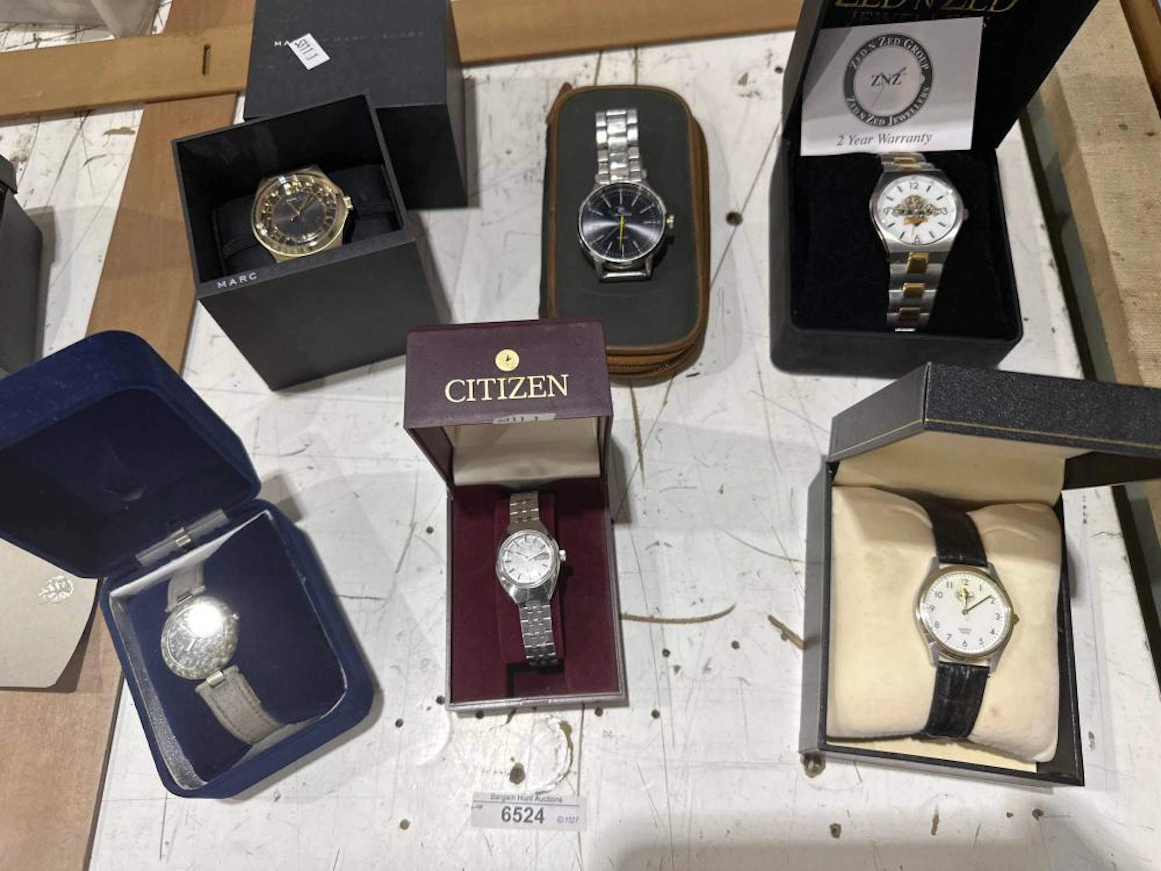 Ladies and gents watches, incl Citizen, Marc, Rip Curl, etc.