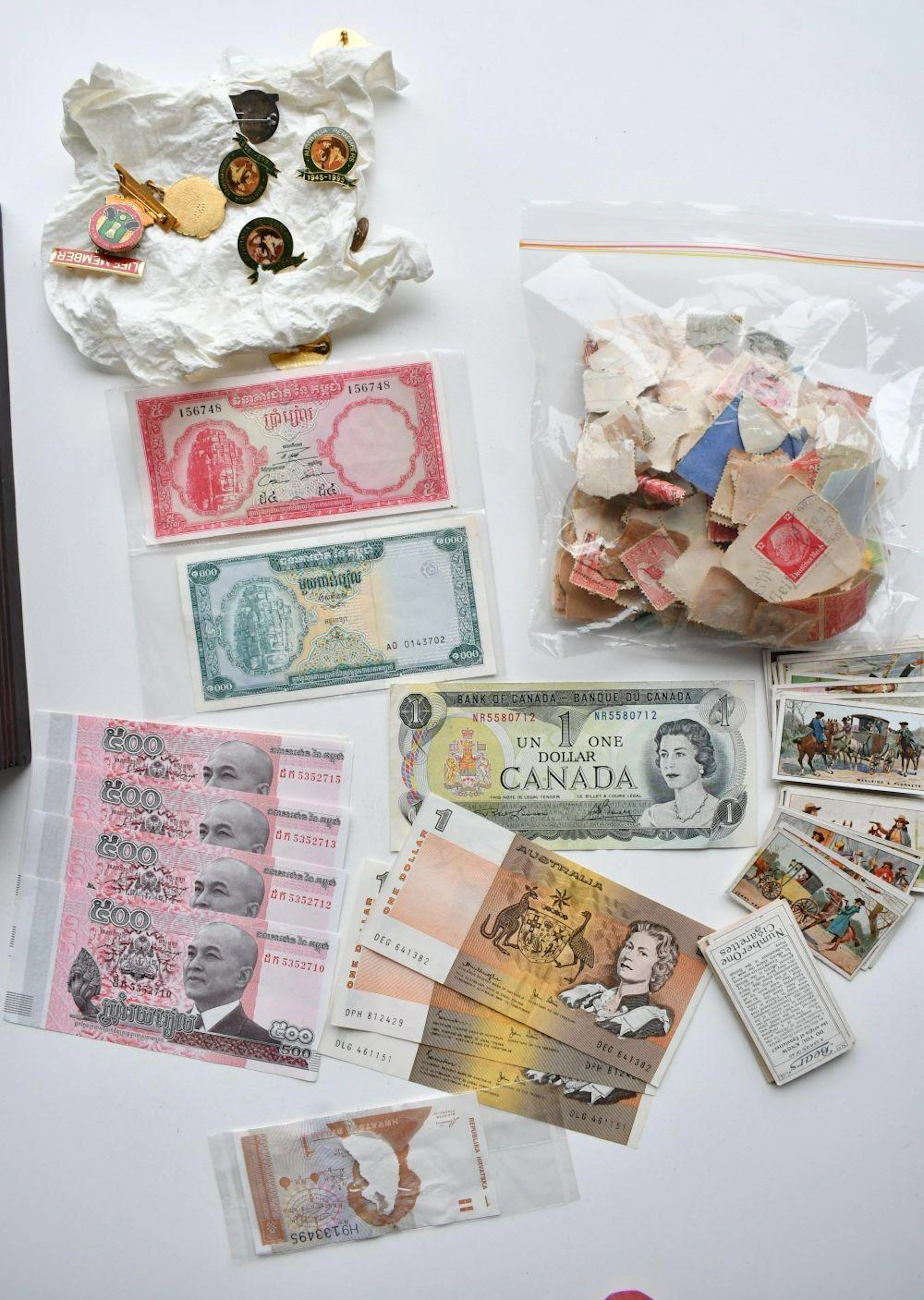 Mixed collection including bag of mixed stamps