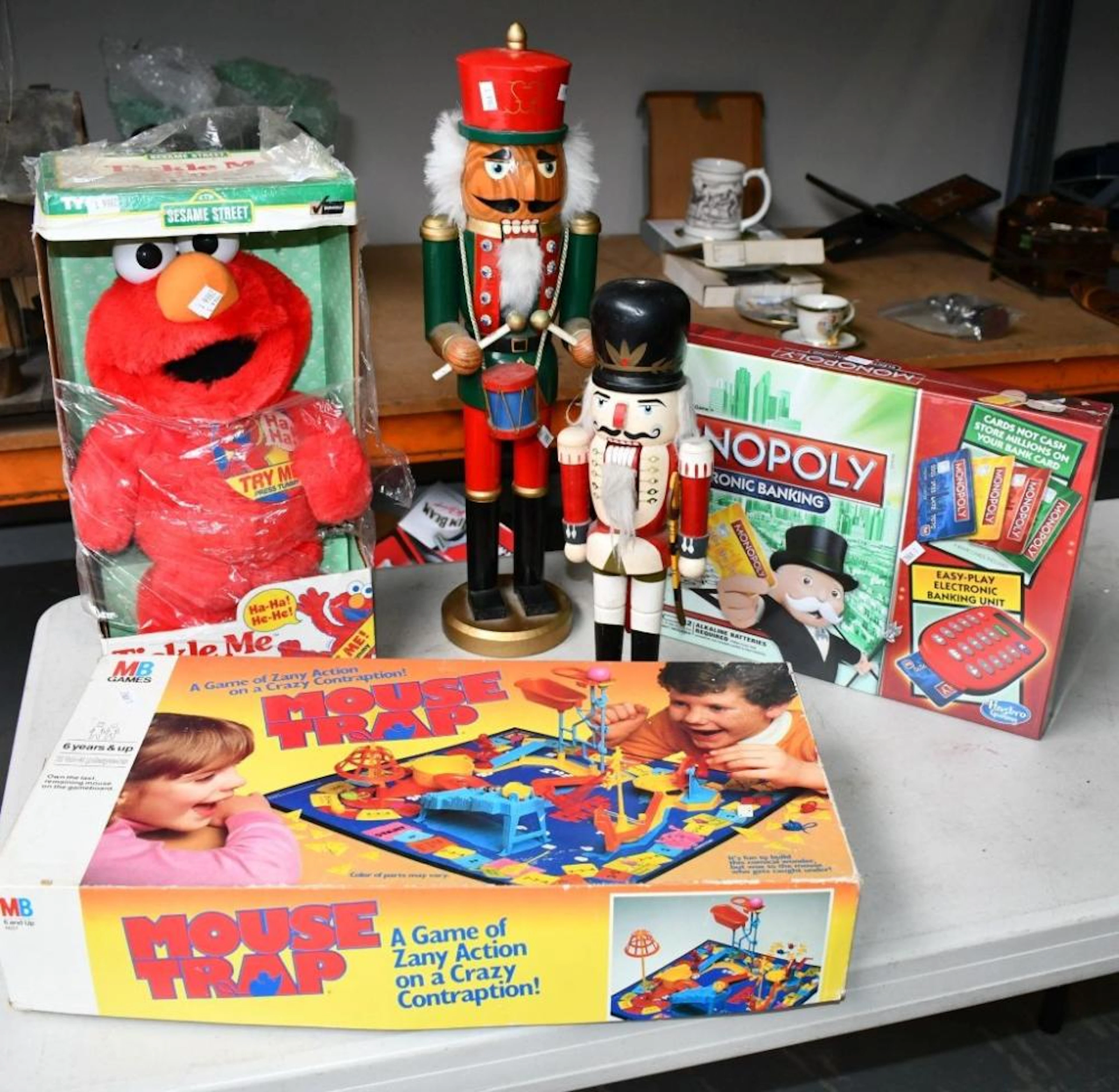 Collection of Vintage Toys - Including a rare Tyco "Tickle Me Elmo"