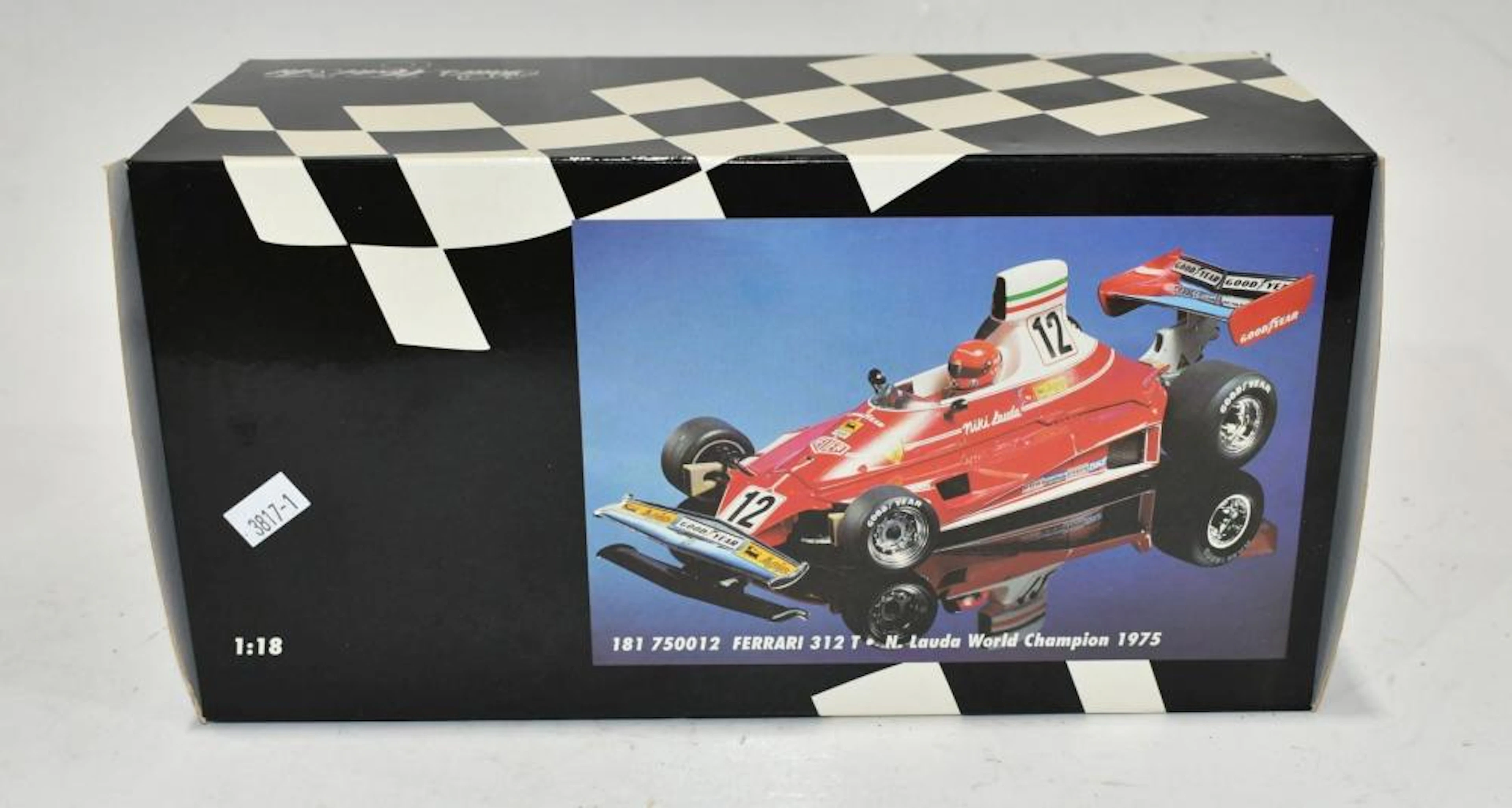Paul's Model Art 1:18 Niki Lauda Formula 1 1975 Ferrari 312 T - comes with box