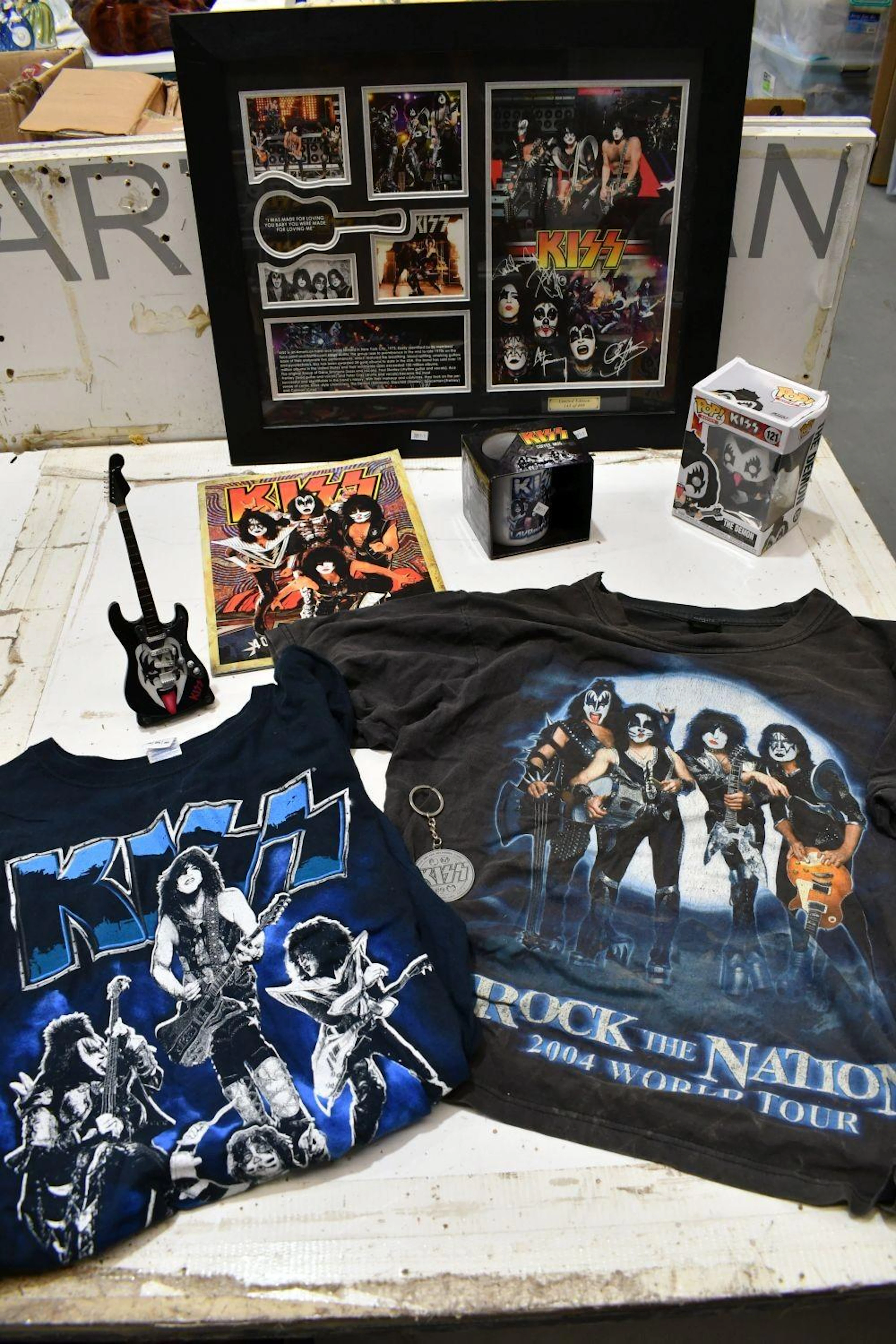 Collection of KISS Memorabilia - including a Pop