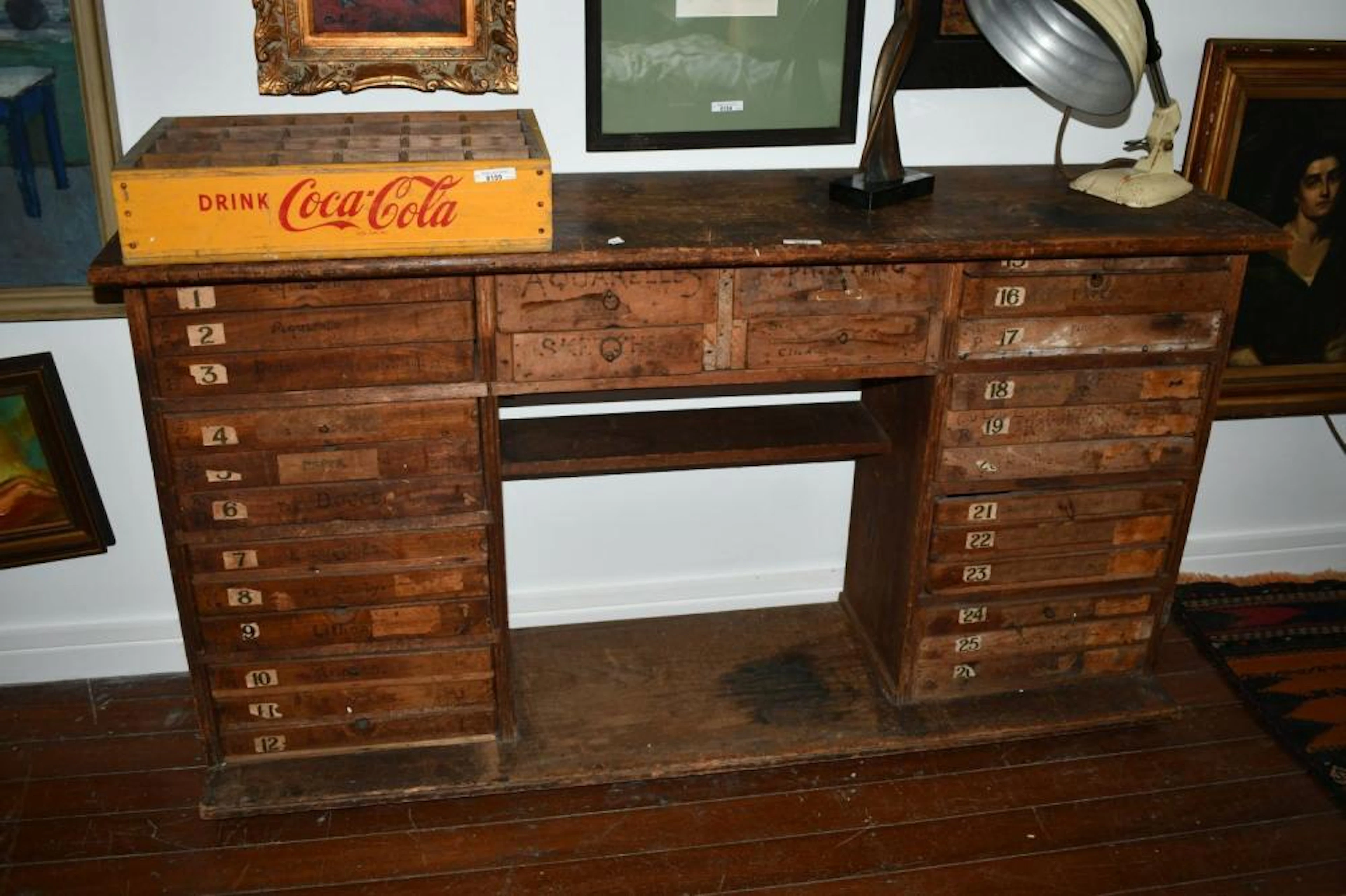 Antique Artist's Work Bench - originally owned by George...