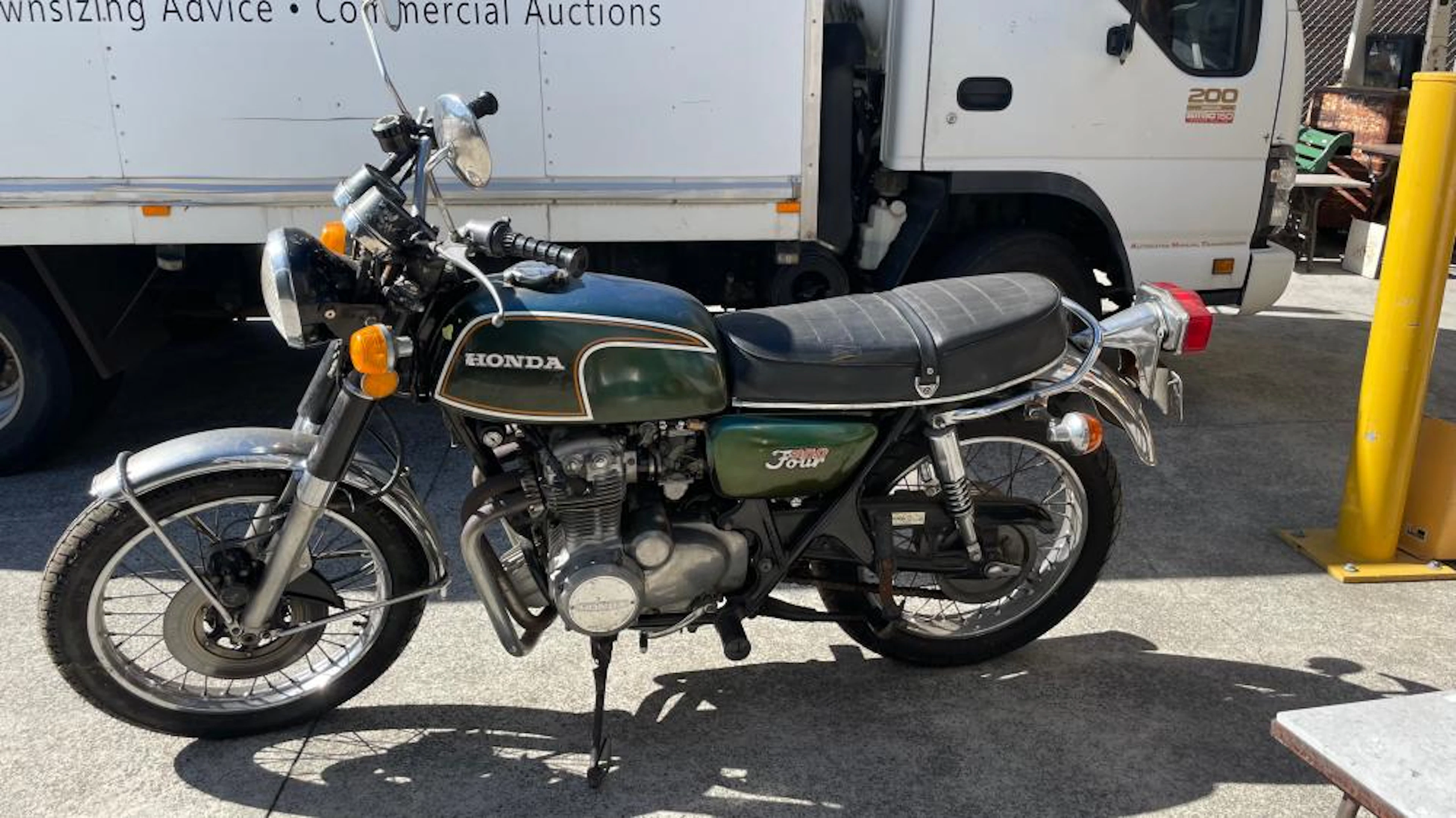 Vintage 1972 Honda motorcycle