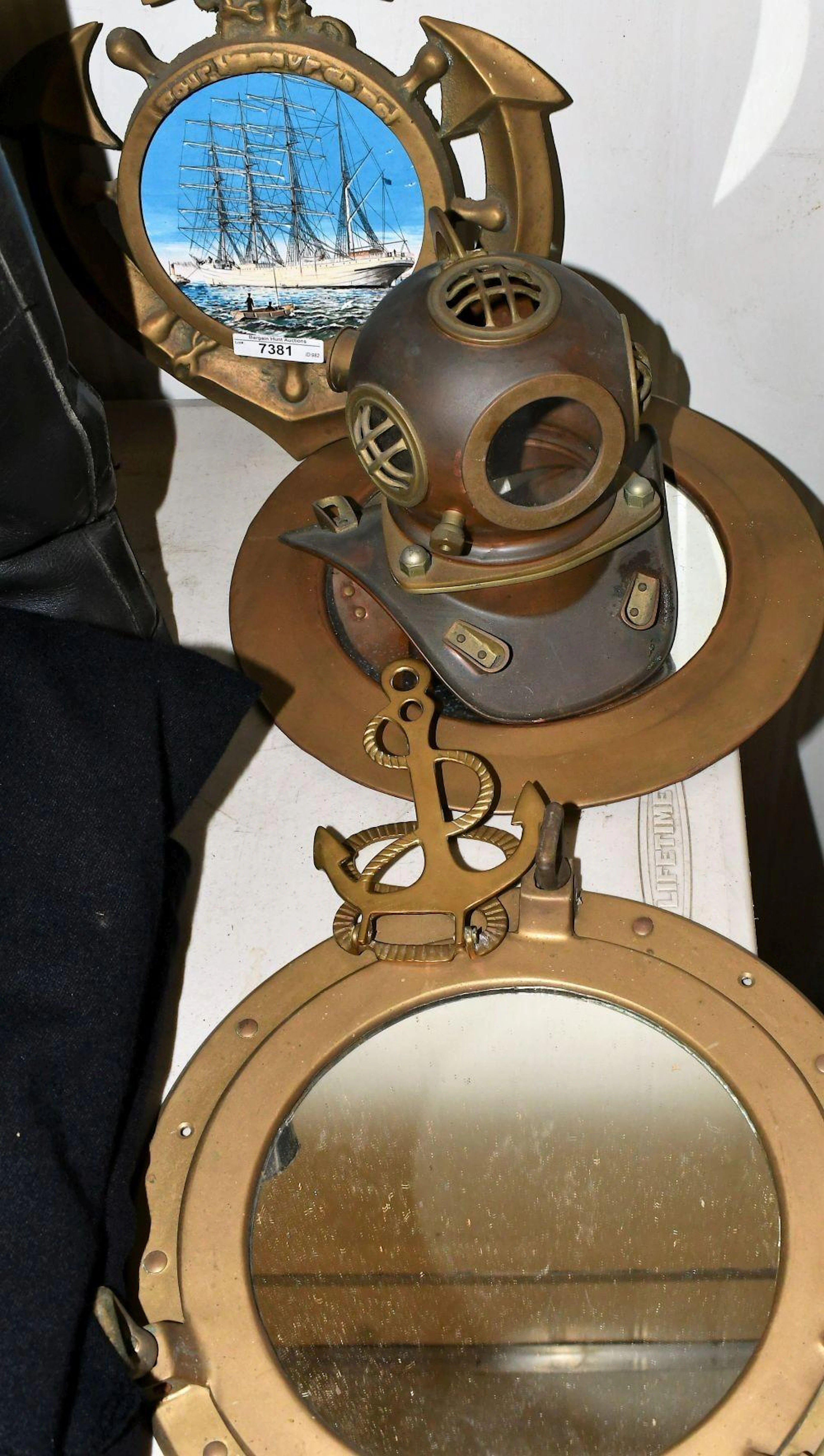 Collection of brassware