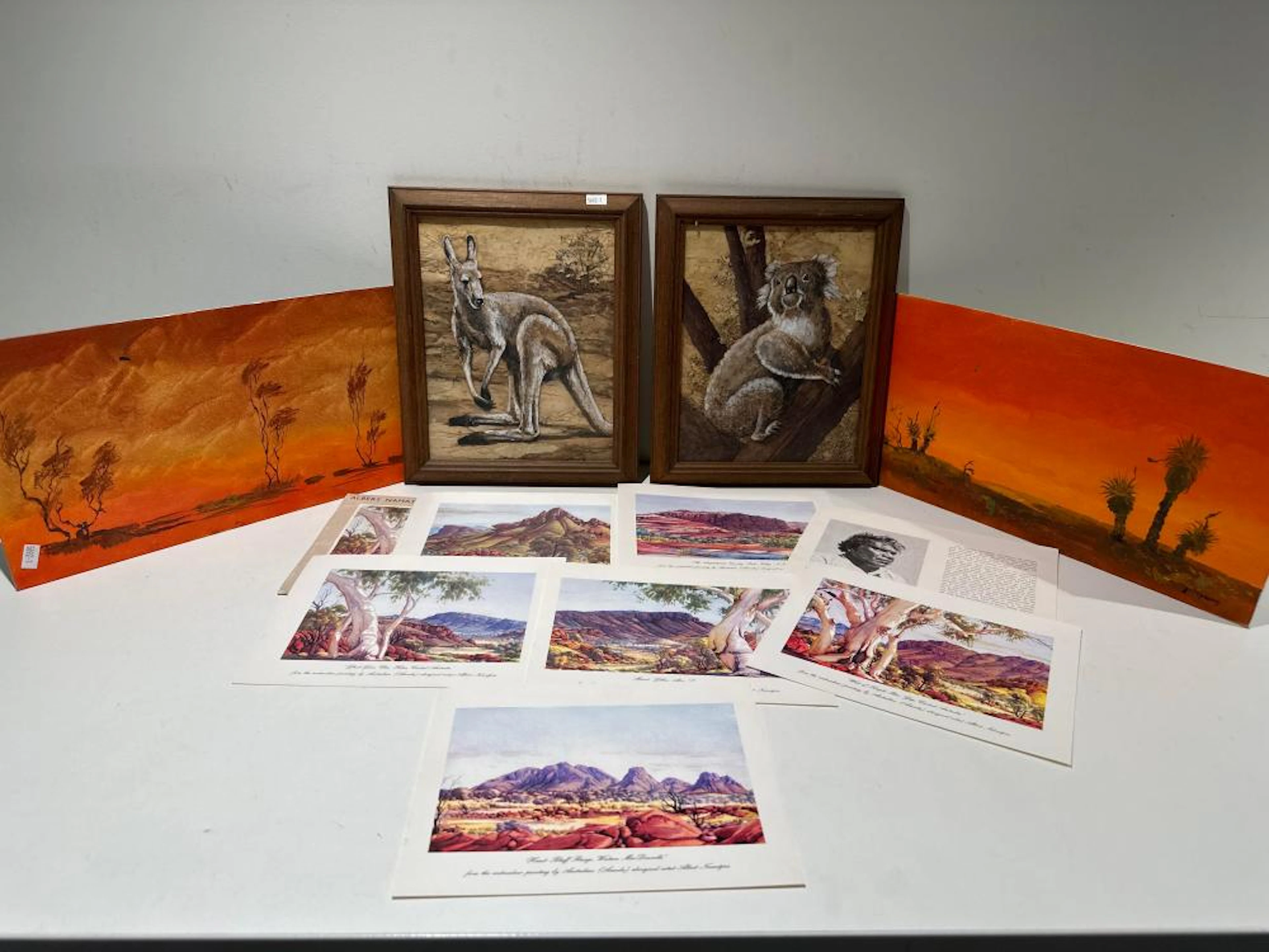 5 x Australiana ARTWORKS inc ALBERT NAMATJIRA Souvenir Portfolio