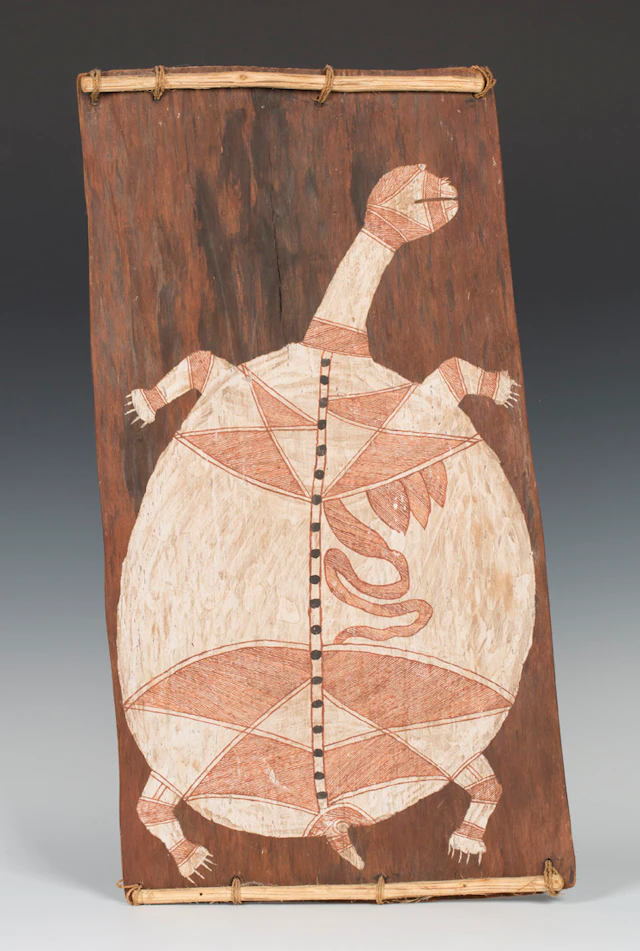 NGULEINGULEI - AN AUSTRALIAN ABORIGINAL BARK PAINTING