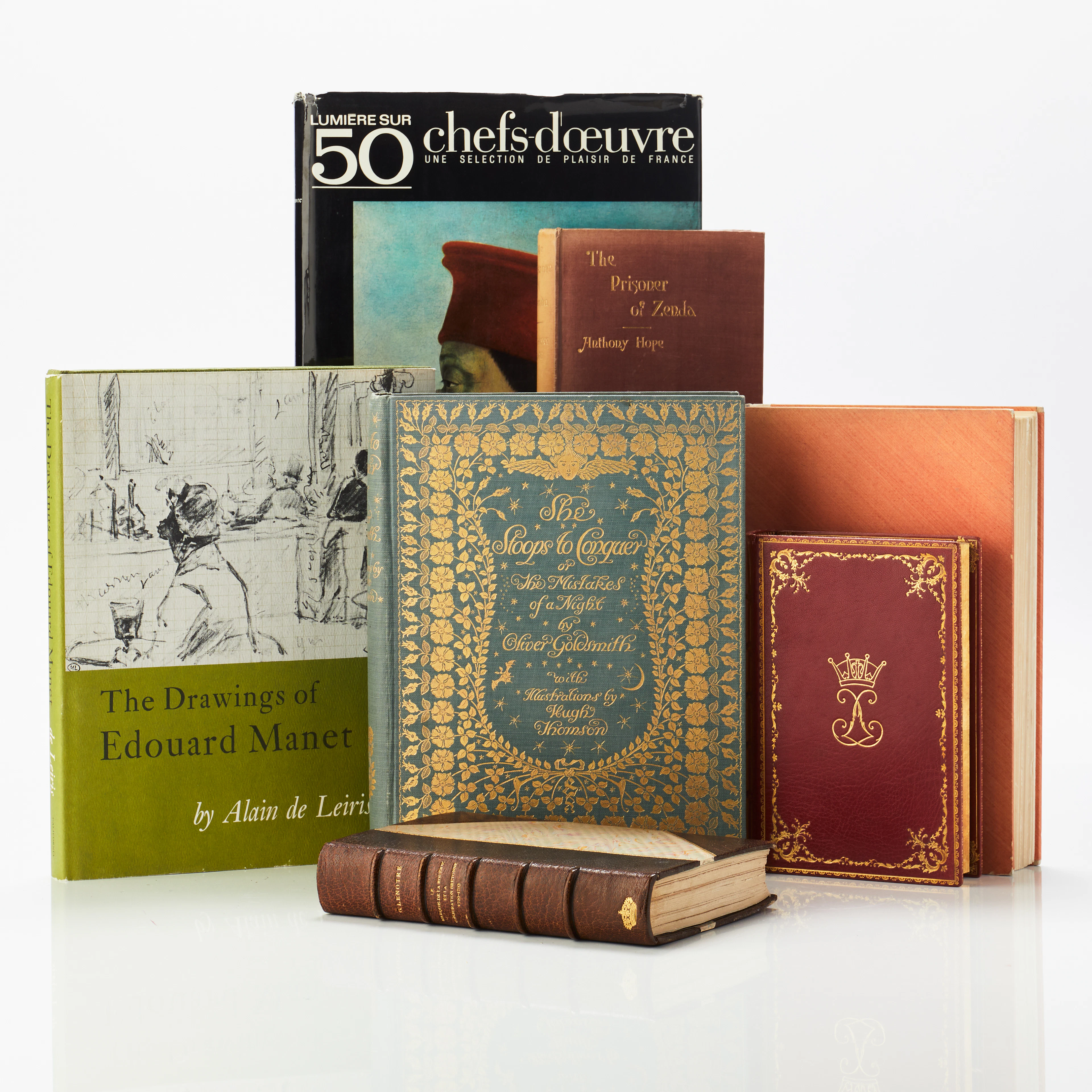 En samling böcker med kunglig proveniens