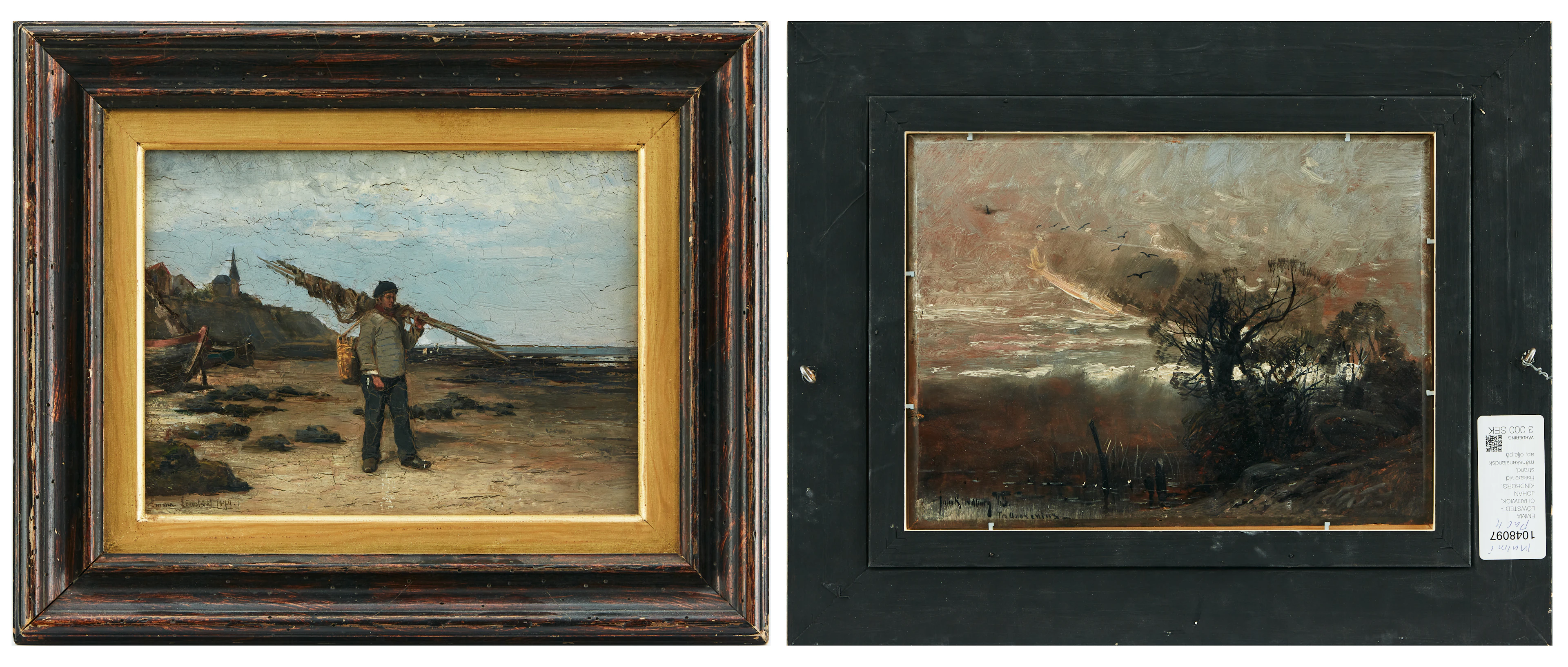 Johan Kindborg (1861-1907) och Emma Löwstädt-Chadwick (1855-1932)