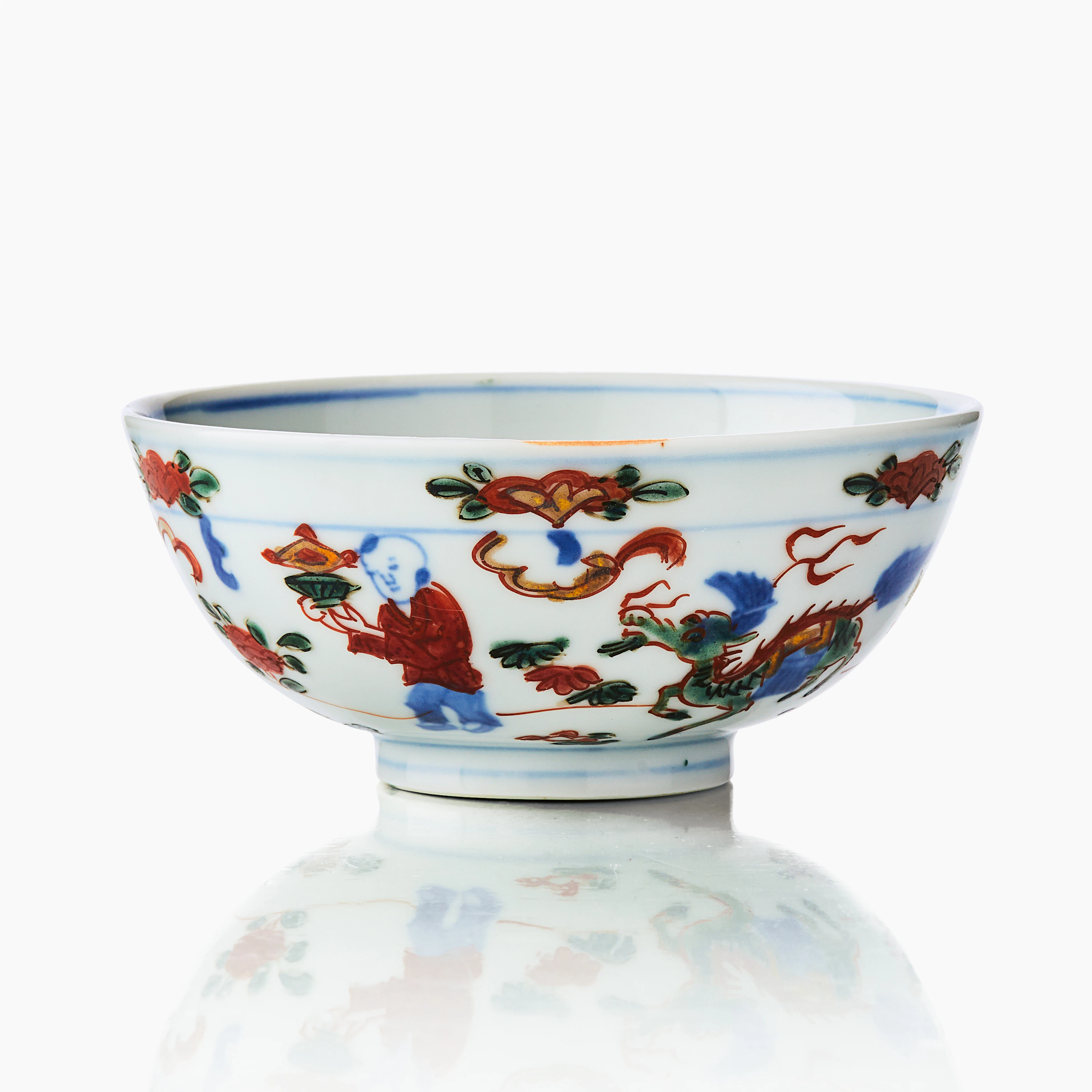 A Rare Chinese Wucai Bowl