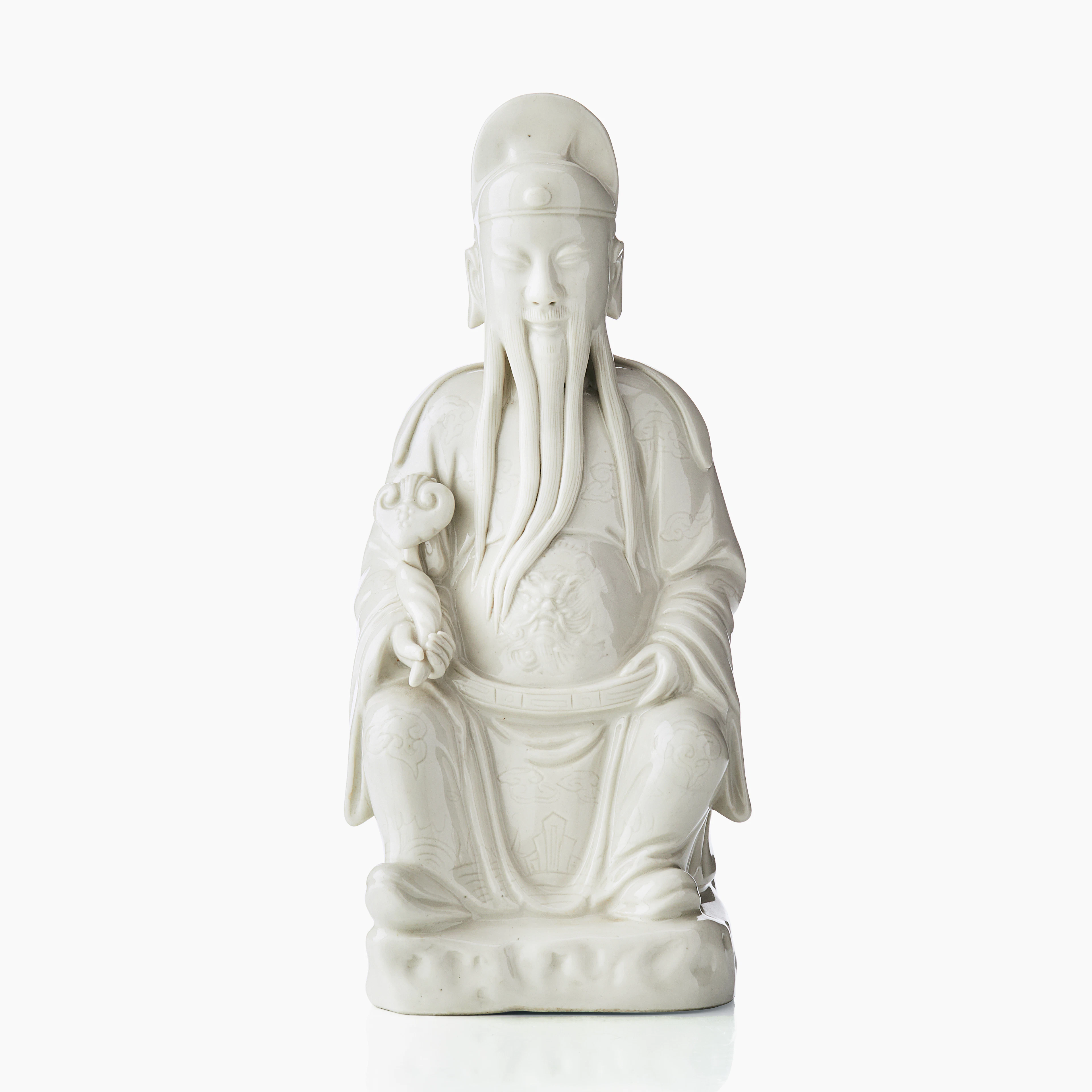 A Dehua ’Blanc-De-Chine’ Figure of Wenchang or K’uei-hsing (Kui Xing)