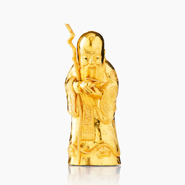 A Chinese Gold Figure of Shoulao