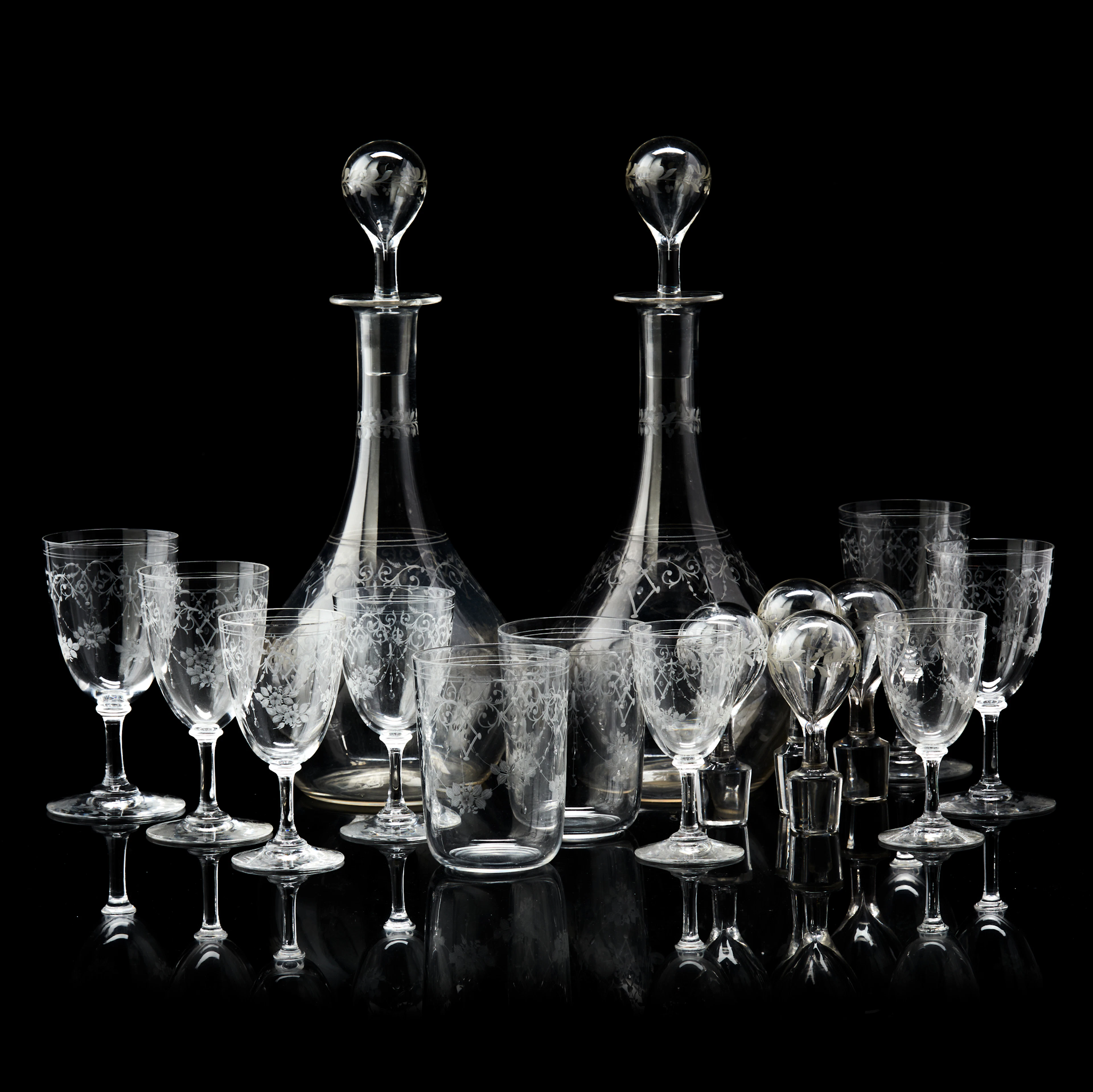 Glasservis, 65 delar