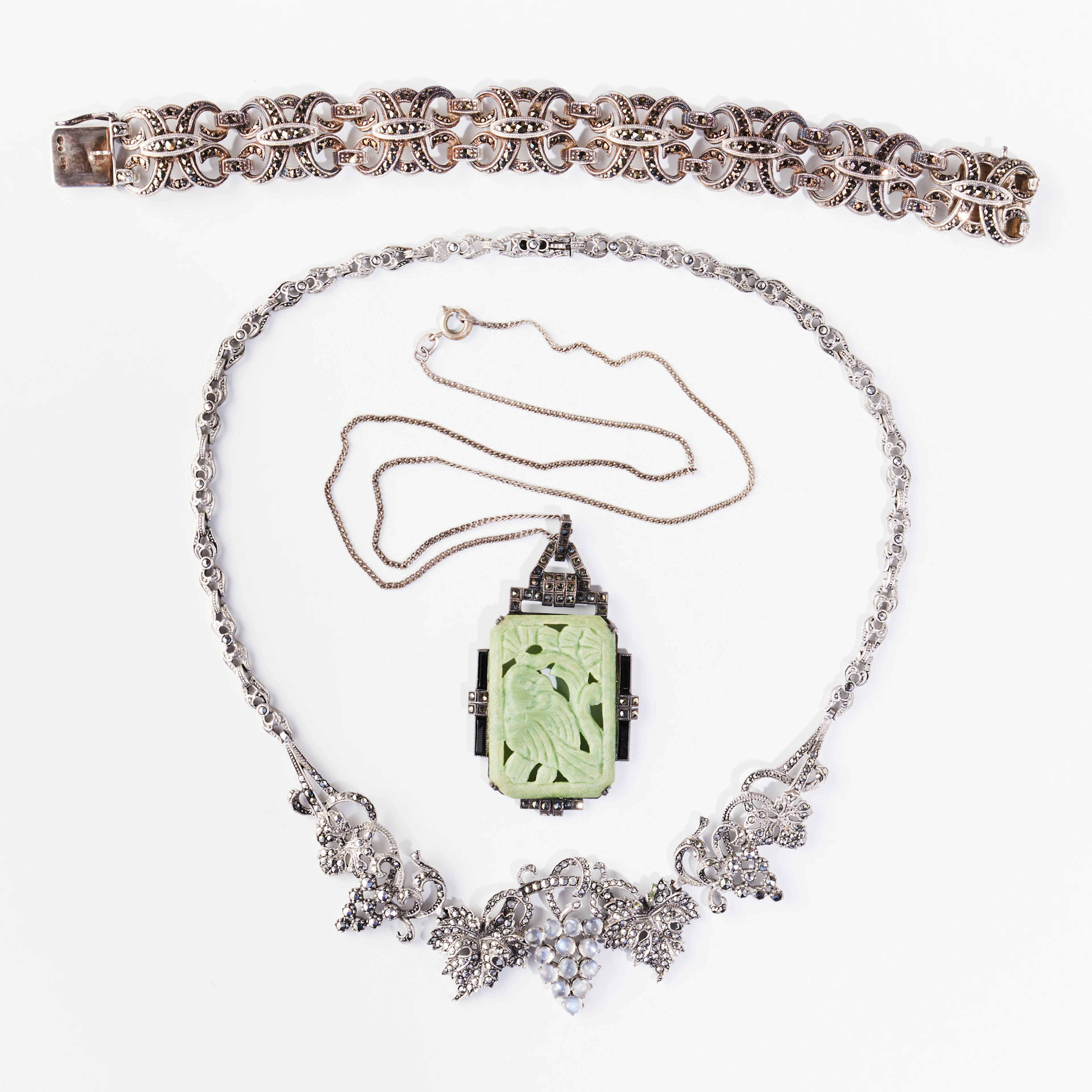 Armband, collier samt hänge