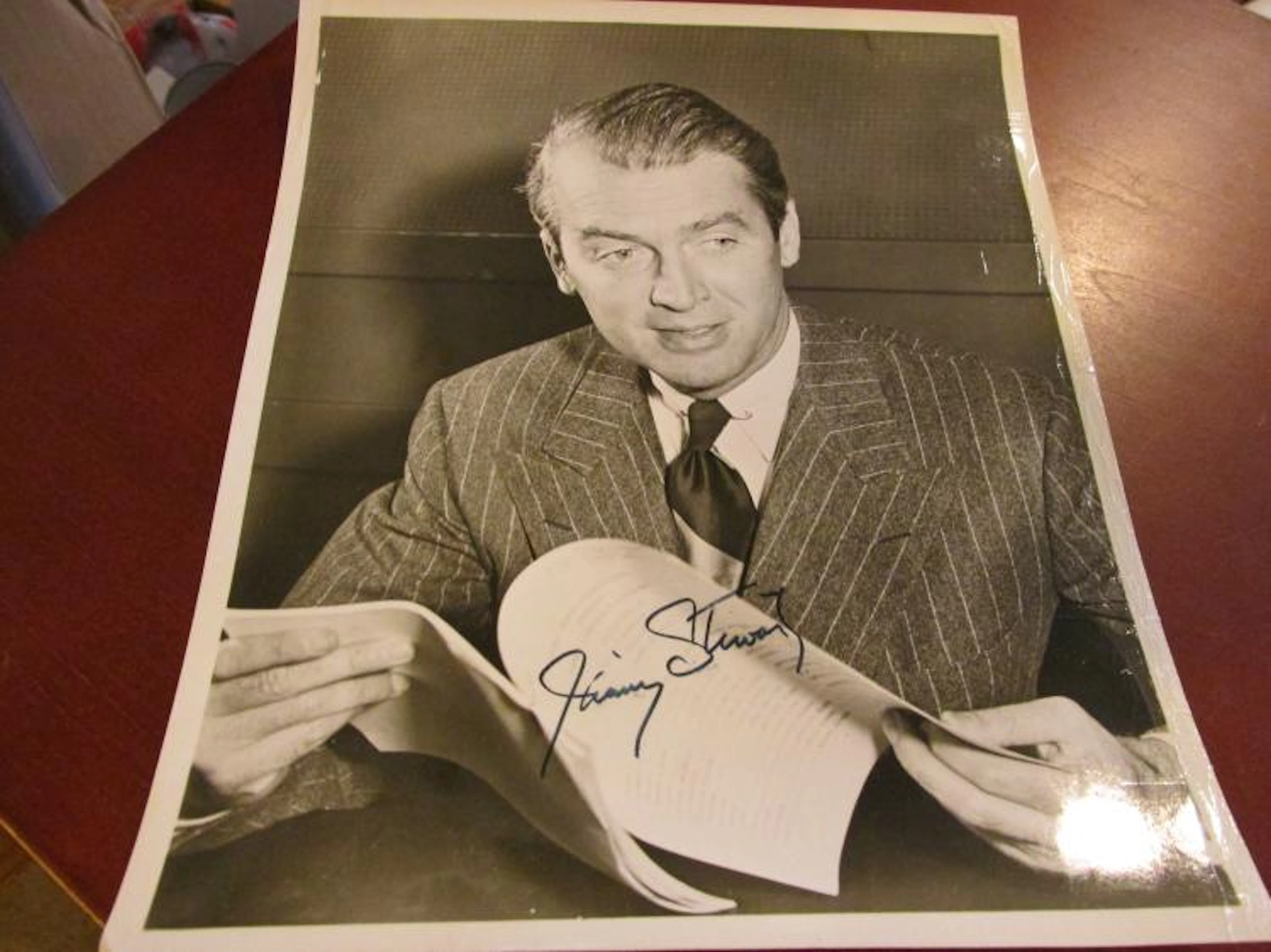 James Stewart Autographed Photo