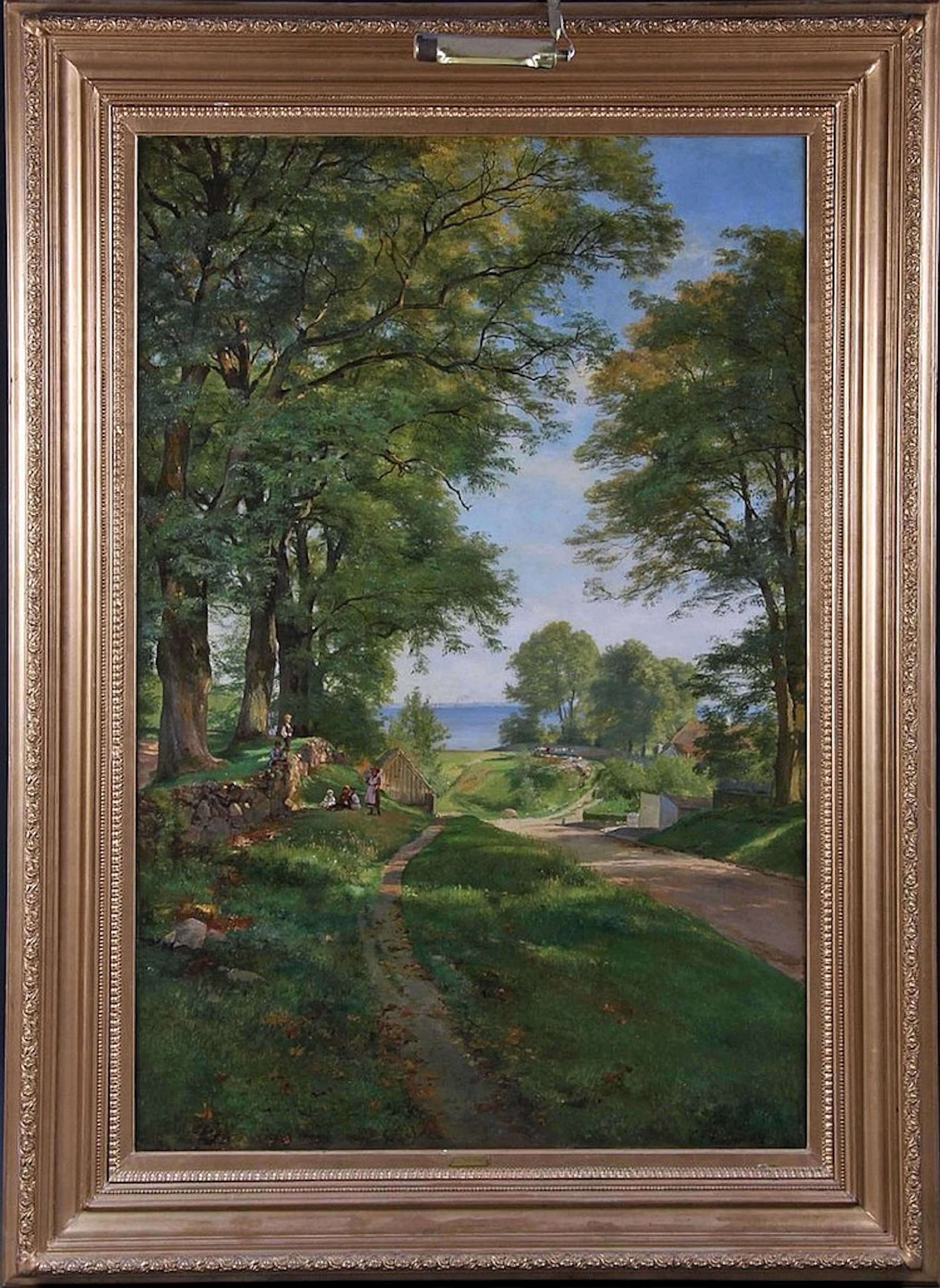 Carl Frederik Aagaard (1833-1895): Parti fra Øresundskysten