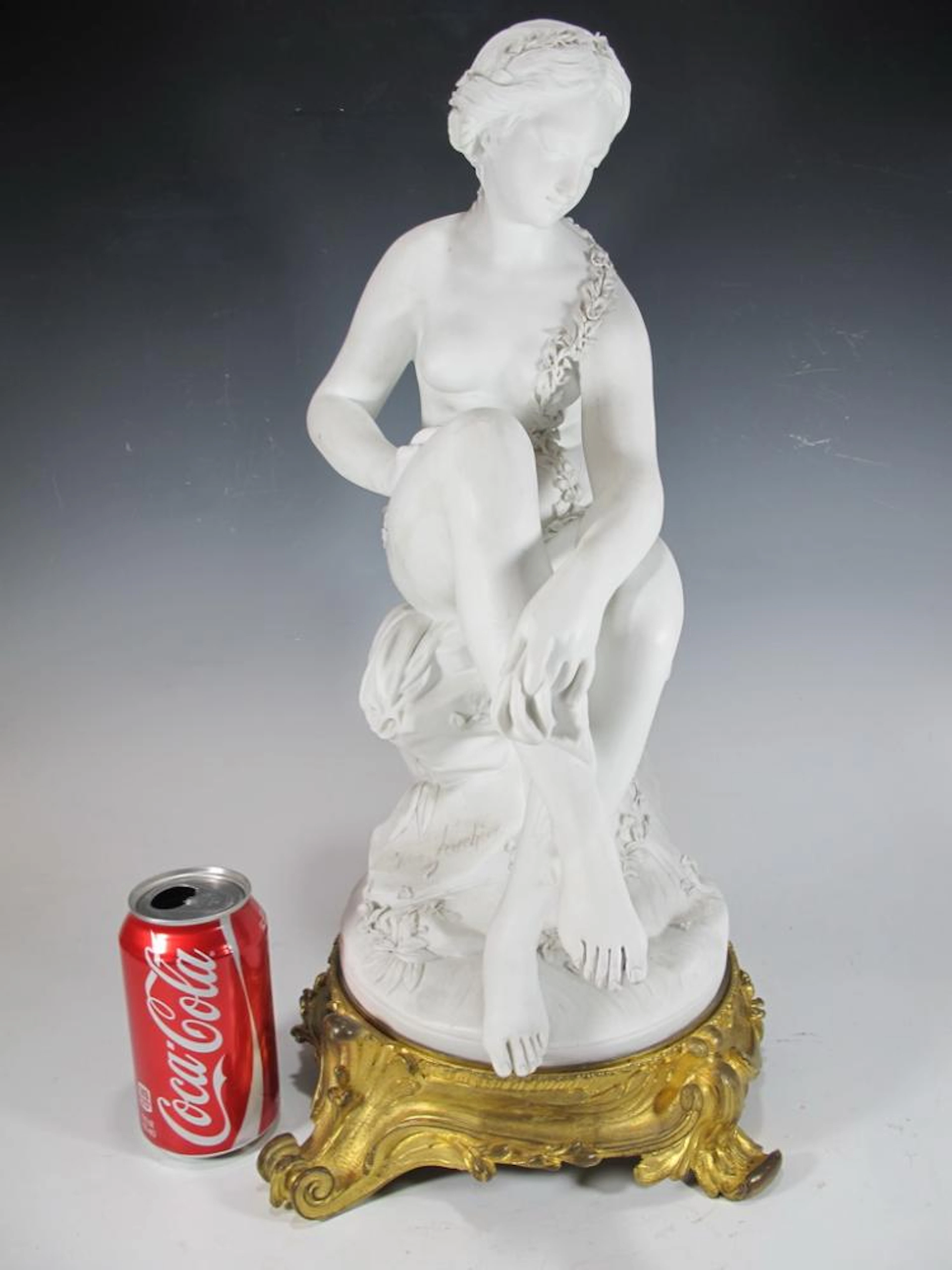 Jean Jacques FEUCHERE (1807-1852) Sevres bisque statue