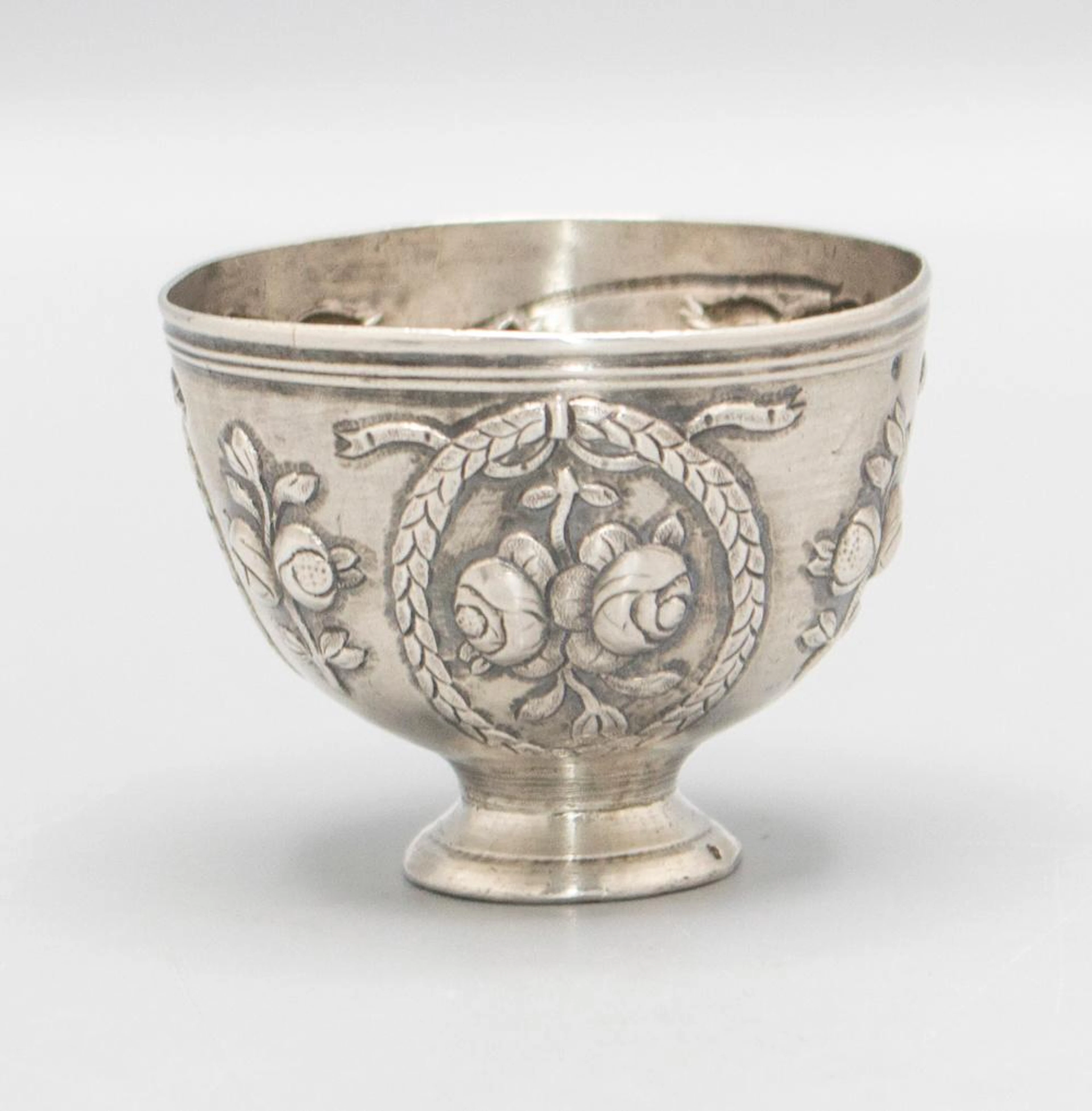 Silber Zarf / Zarf Turquie Ottoman en argent massif / A silver zarf