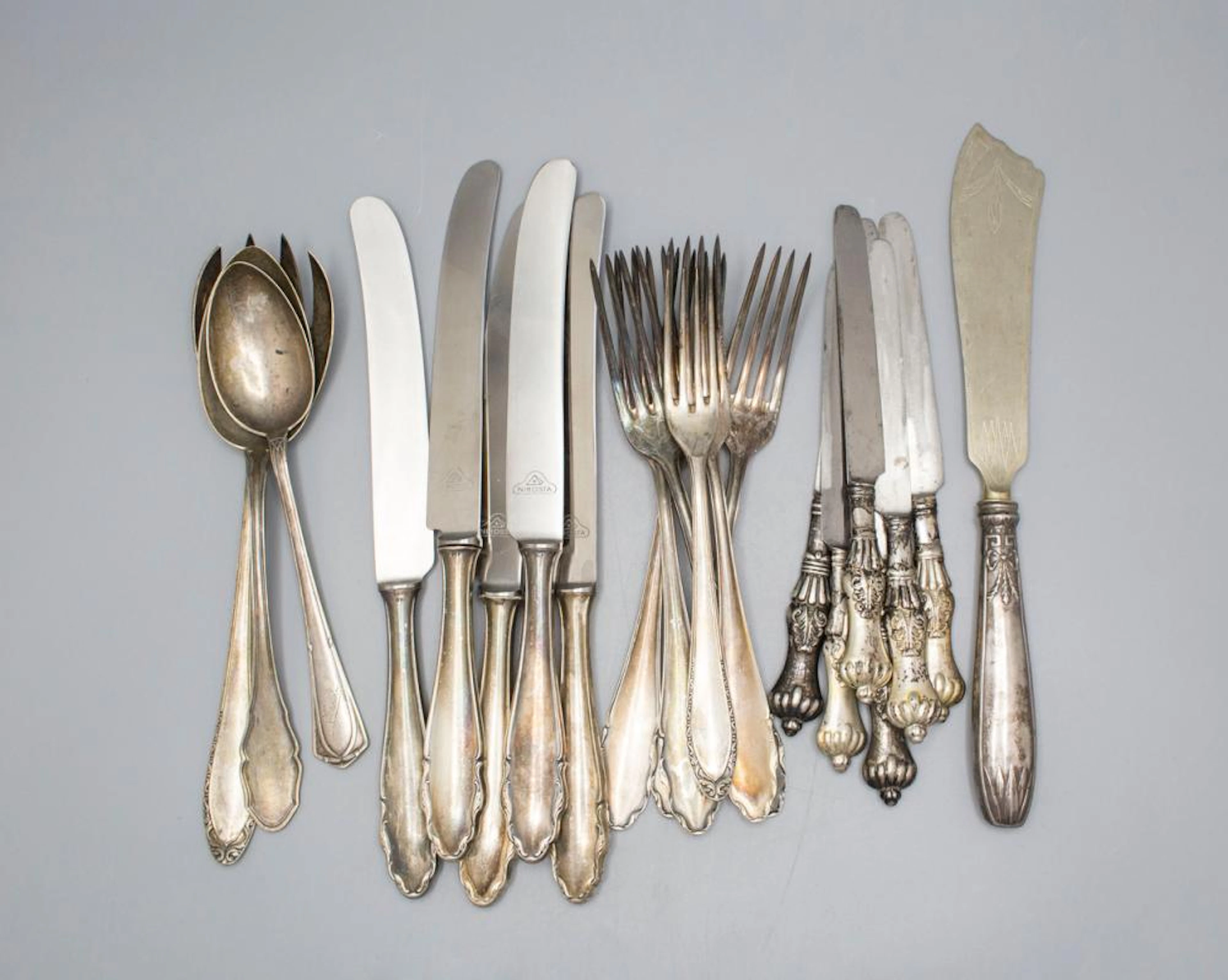 Konvolut Silberbesteck / A set of silver cutlery