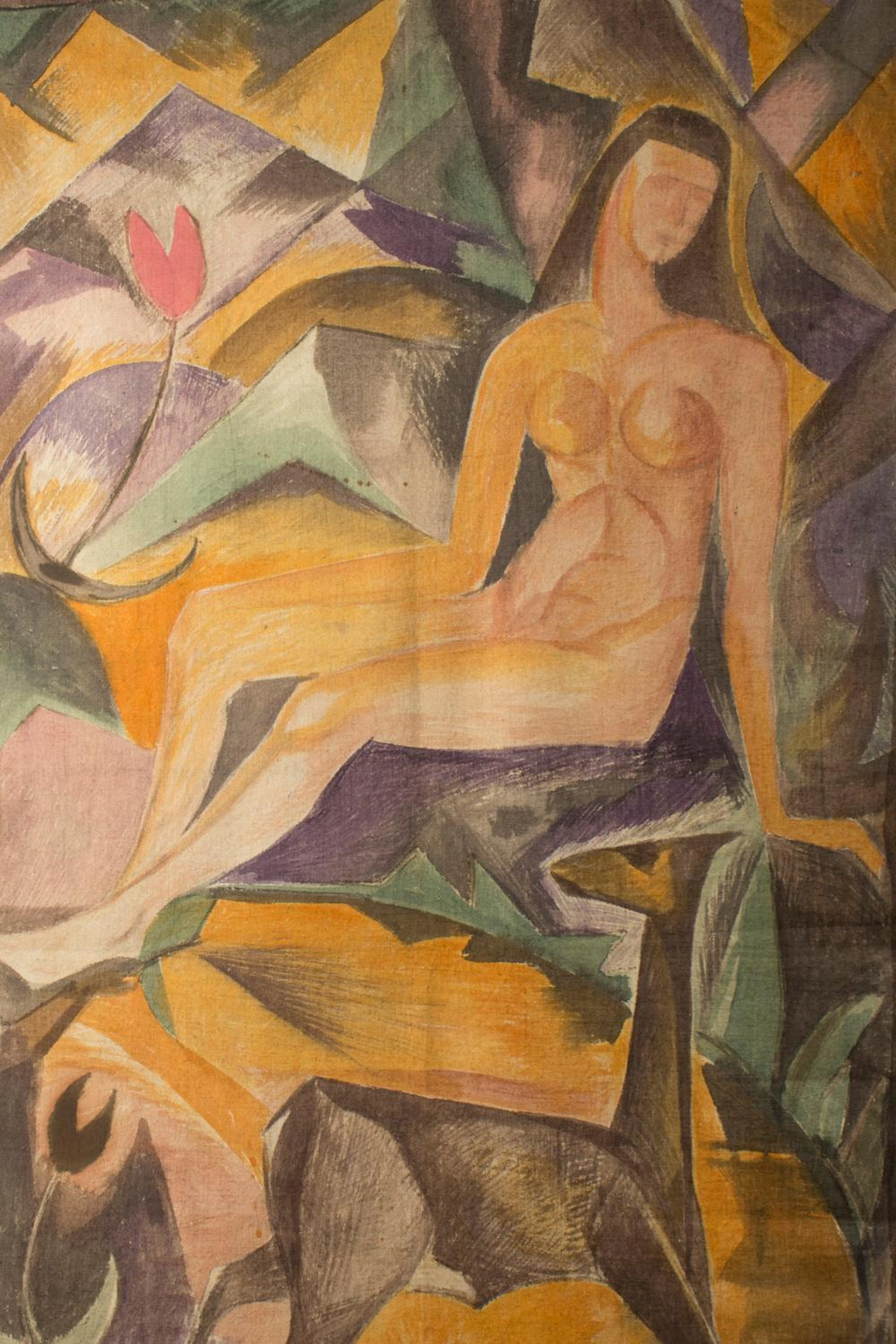 Jakob Schug (1896-1960), 'Die Sitzende', 1924