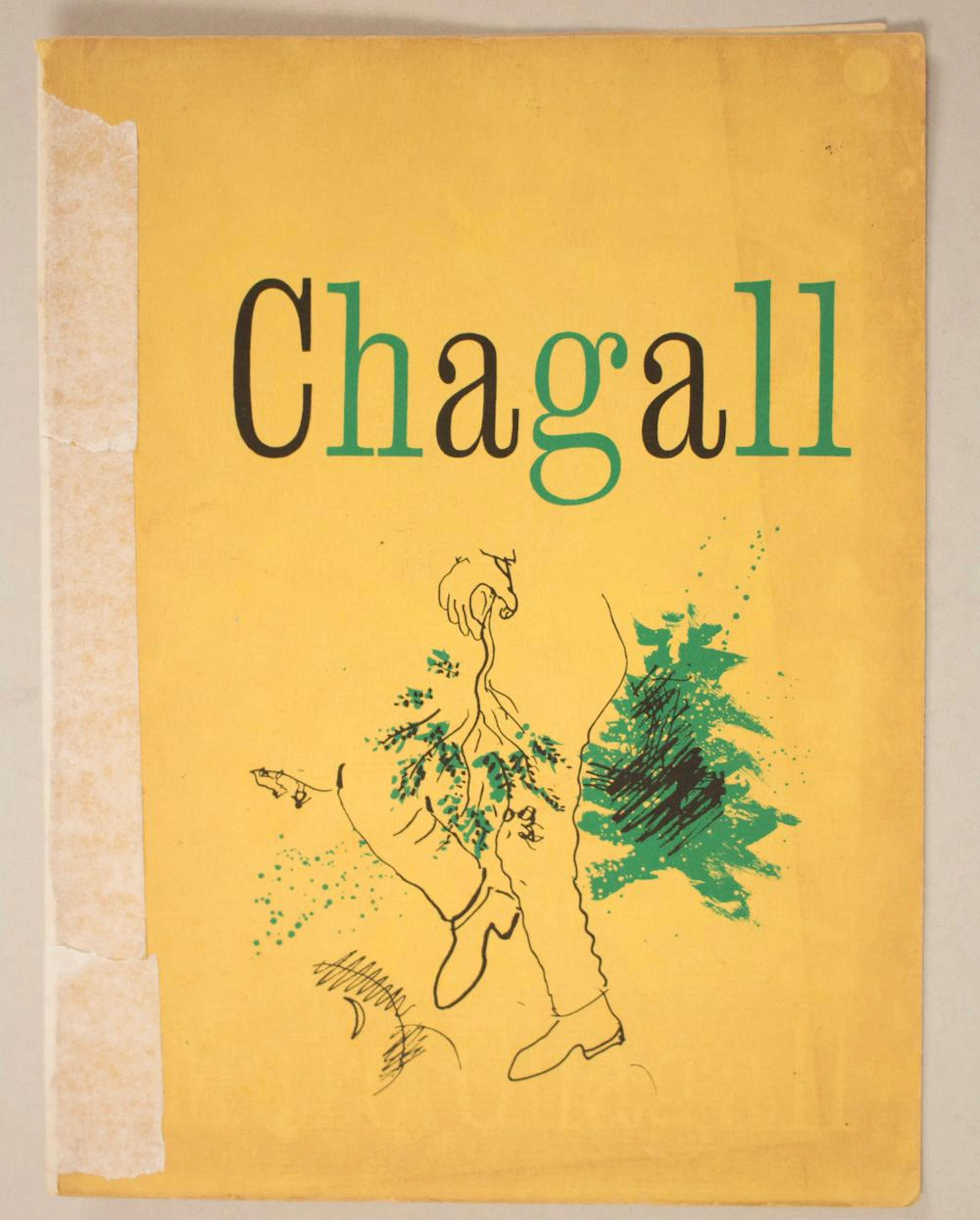 Marc Chagall (1887-1985) und James John Sweeney: Buchcover 'Chagall', 1946