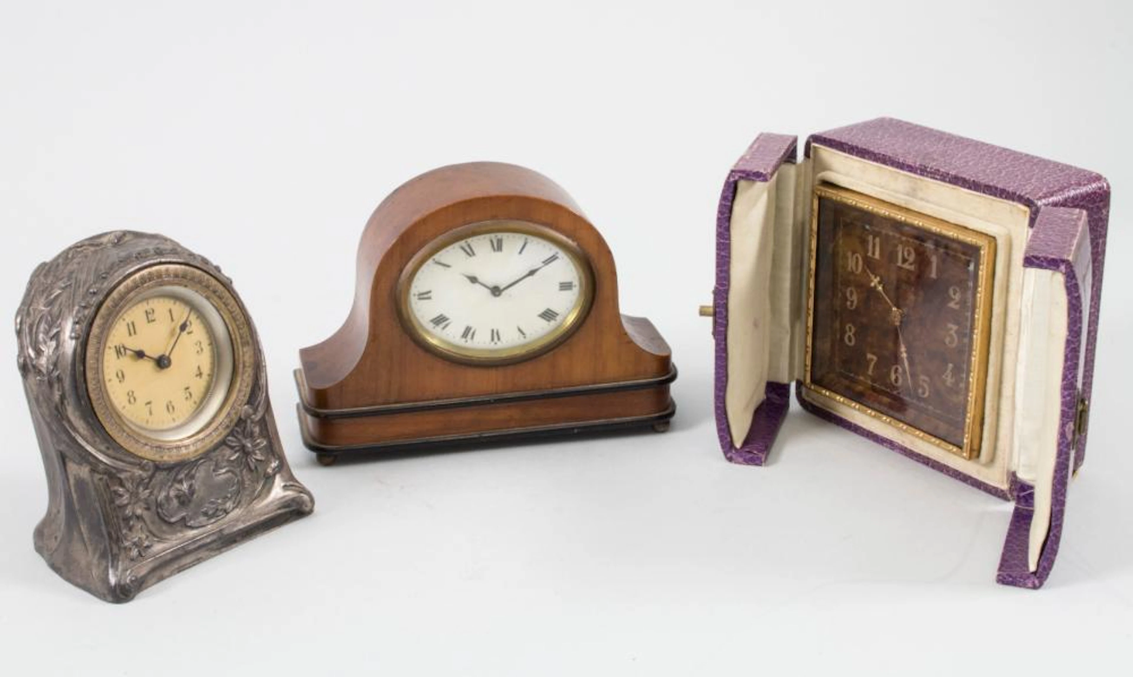 Konvolut 3 Tischuhren / 3 clocks