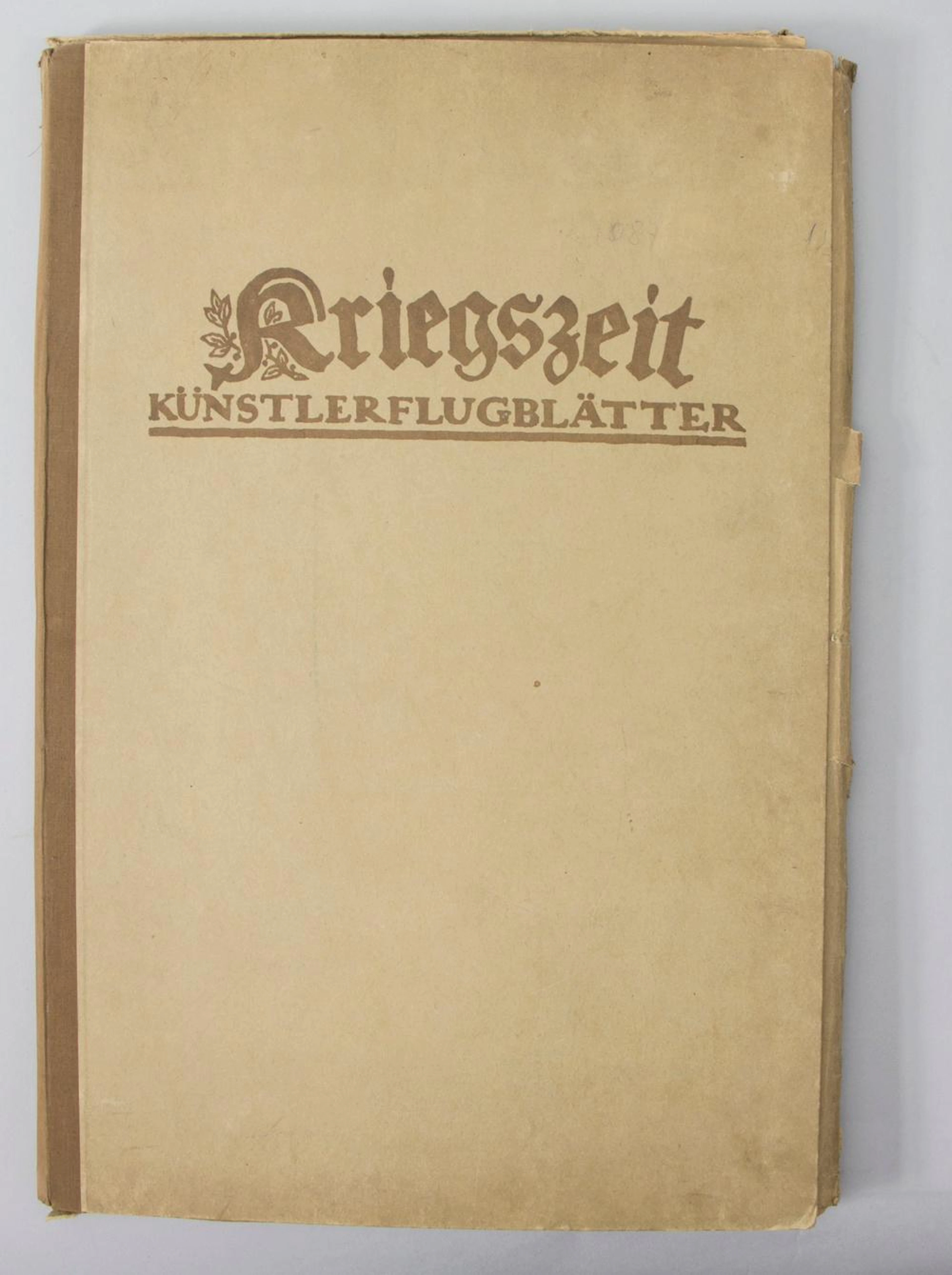 Mappe mit Kriegszeit-Künstlerflugblättern, Nr. 1-53, Berlin, 1914-1915