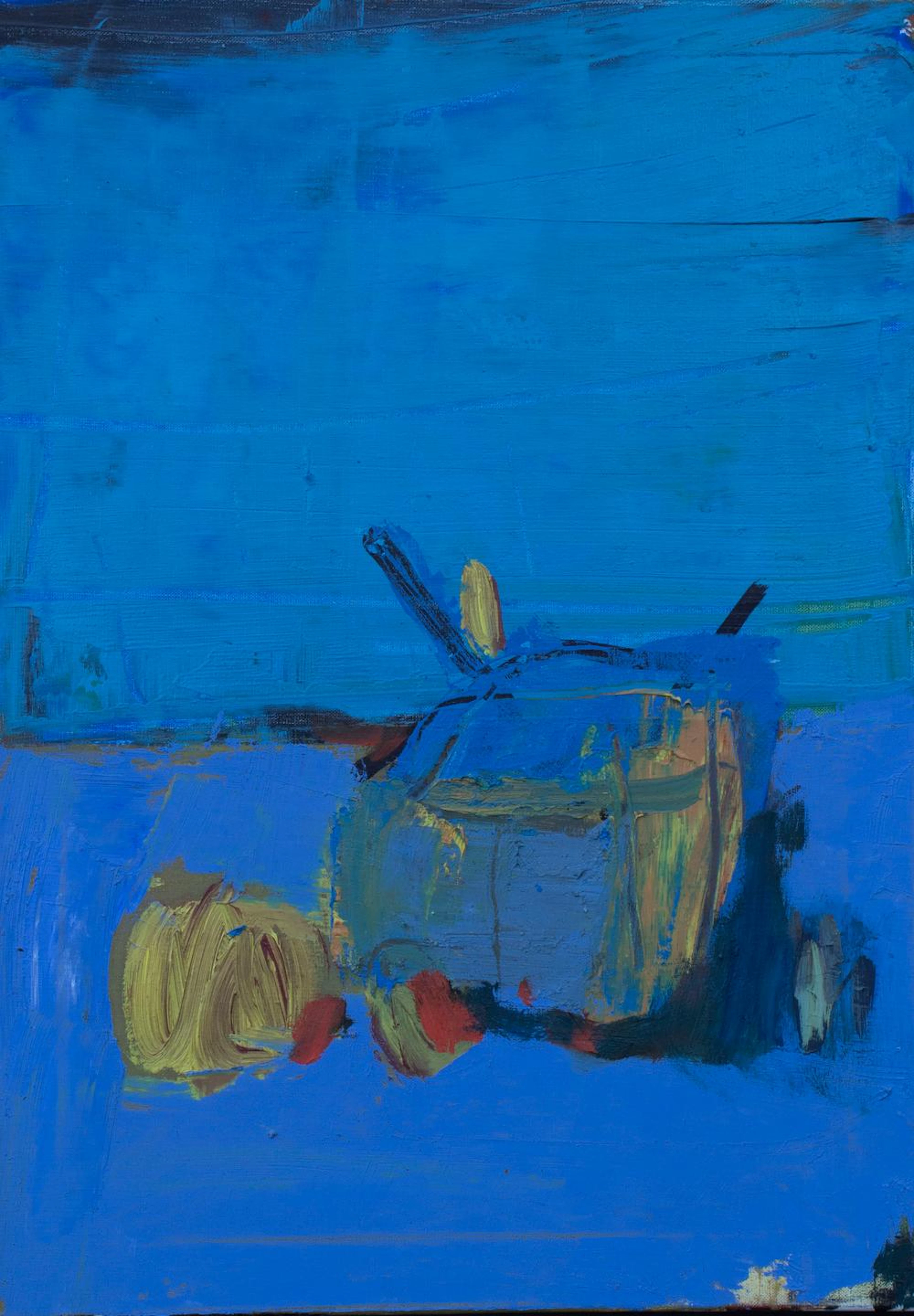 Henning Kürschner (*1941), 'Stillleben in Blau / Still life in blue, 1999