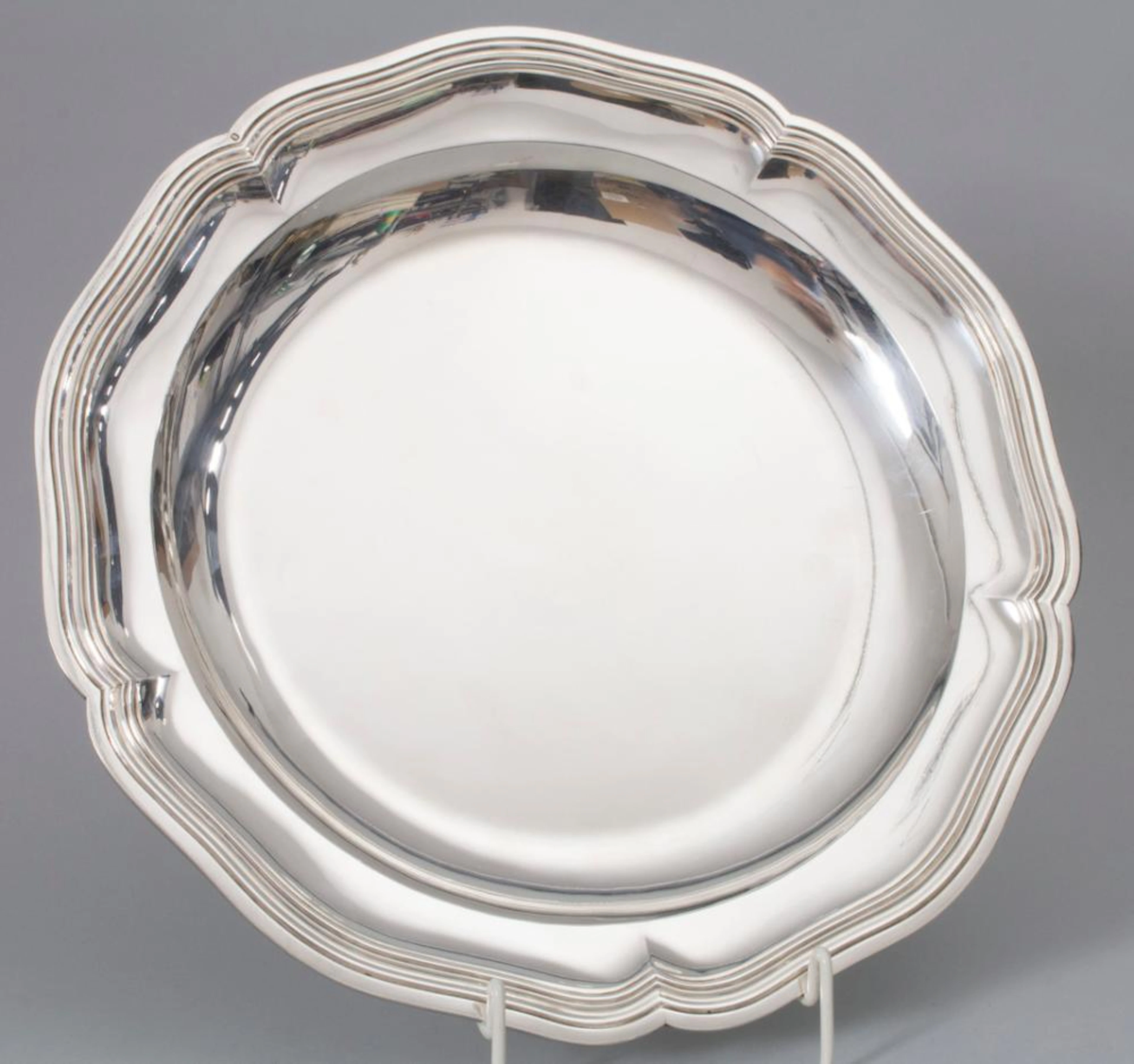Silberplatte / A sterling silver tray, Flamant et Fils, Paris